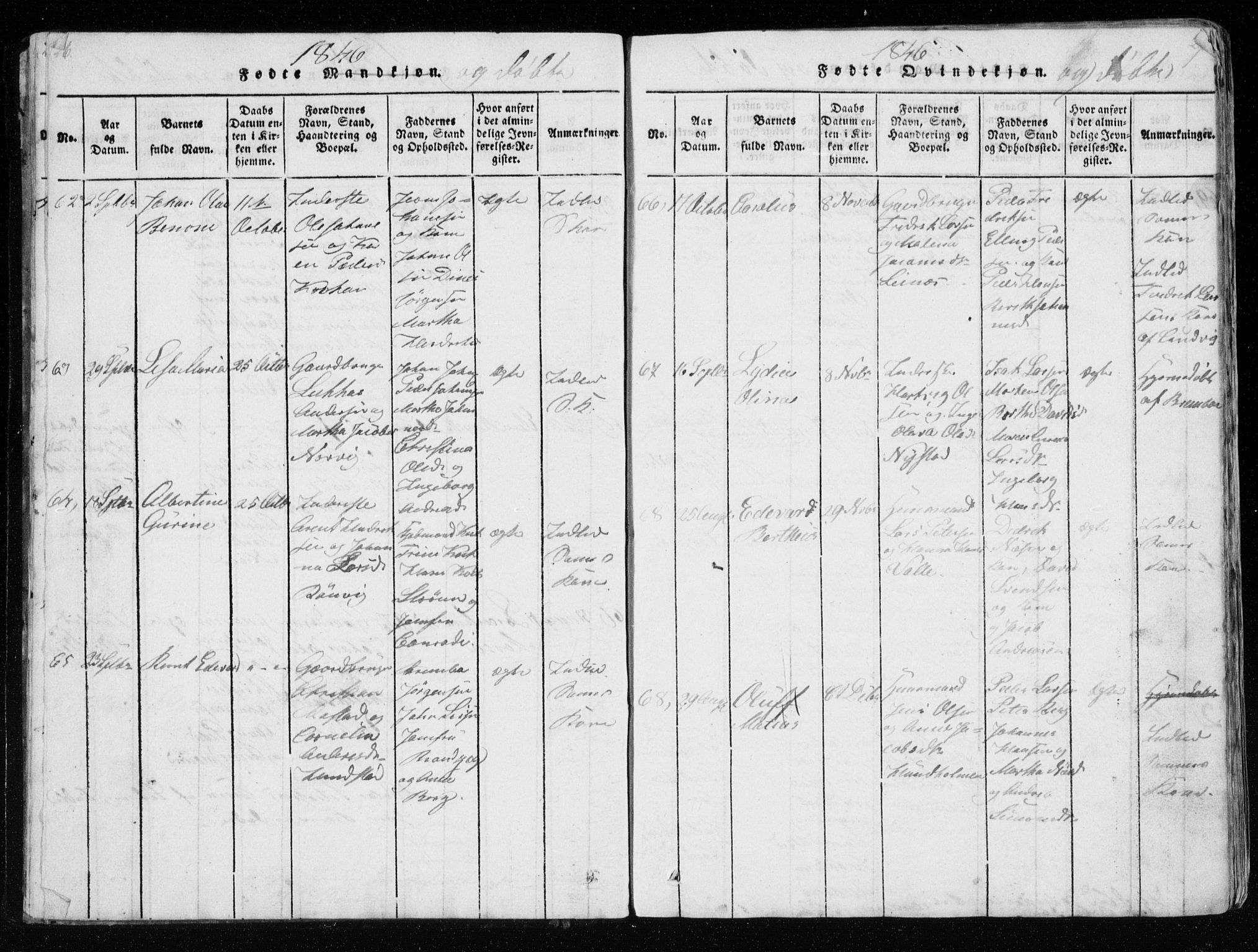 Ministerialprotokoller, klokkerbøker og fødselsregistre - Nordland, AV/SAT-A-1459/801/L0026: Klokkerbok nr. 801C01, 1820-1855, s. 26-27