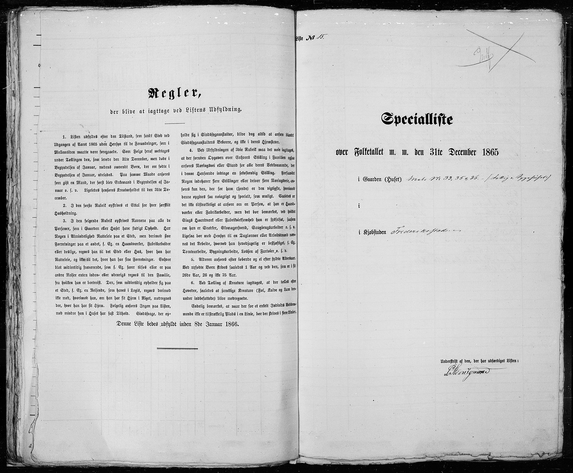 RA, Folketelling 1865 for 0103B Fredrikstad prestegjeld, Fredrikstad kjøpstad, 1865, s. 42