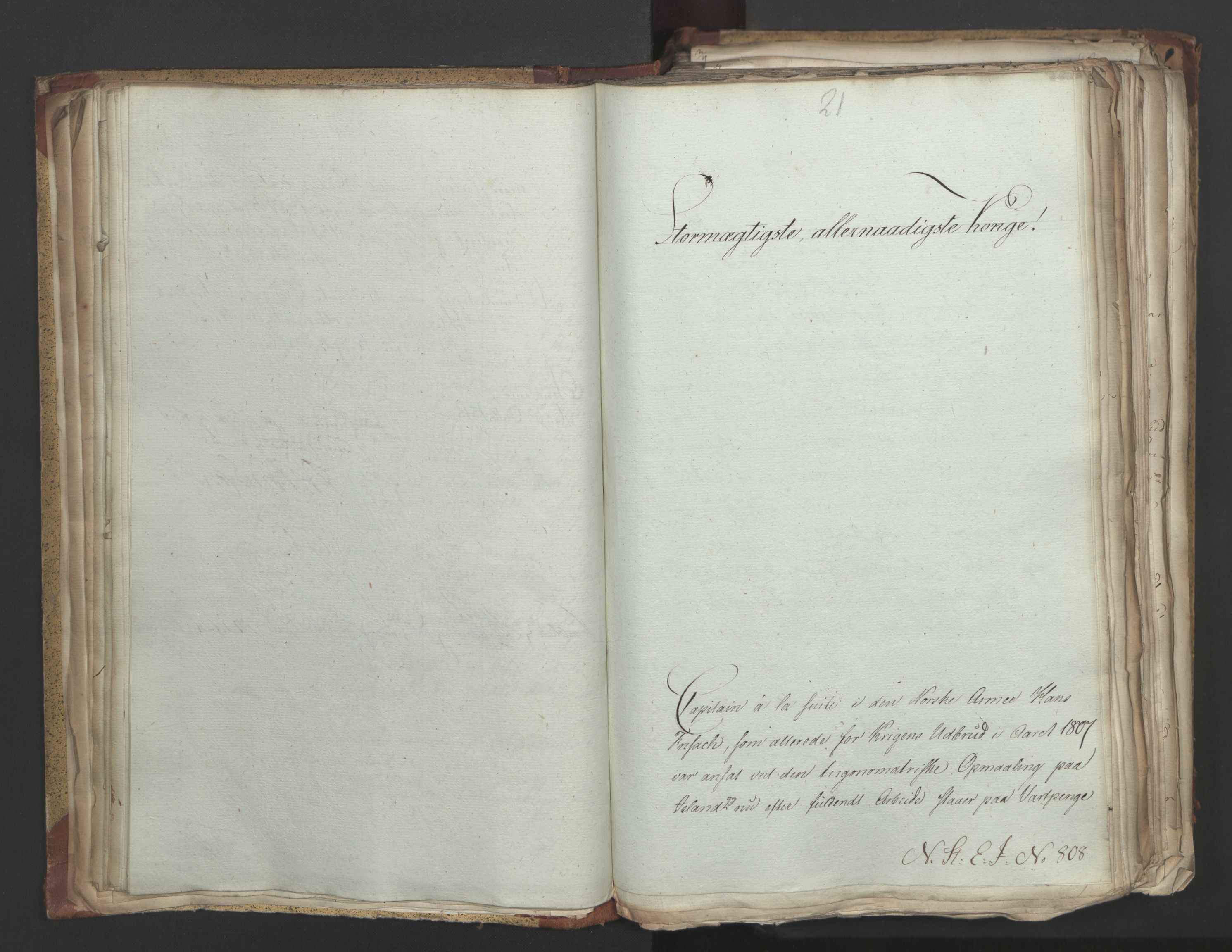 Statsrådsavdelingen i Stockholm, AV/RA-S-1003/D/Da/L0004: Regjeringsinnstillinger nr. 788-999, 1815, s. 49