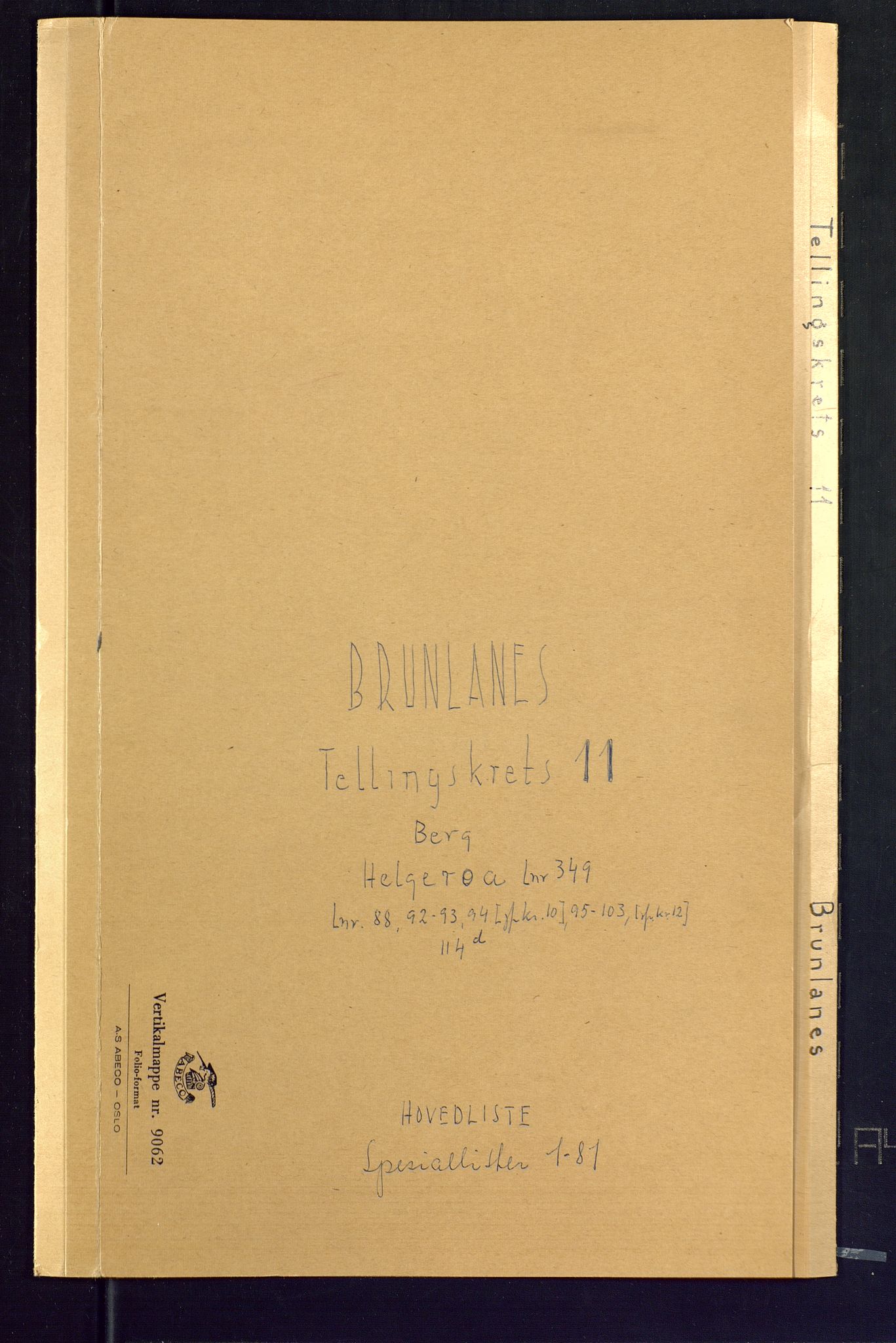 SAKO, Folketelling 1875 for 0726P Brunlanes prestegjeld, 1875, s. 42