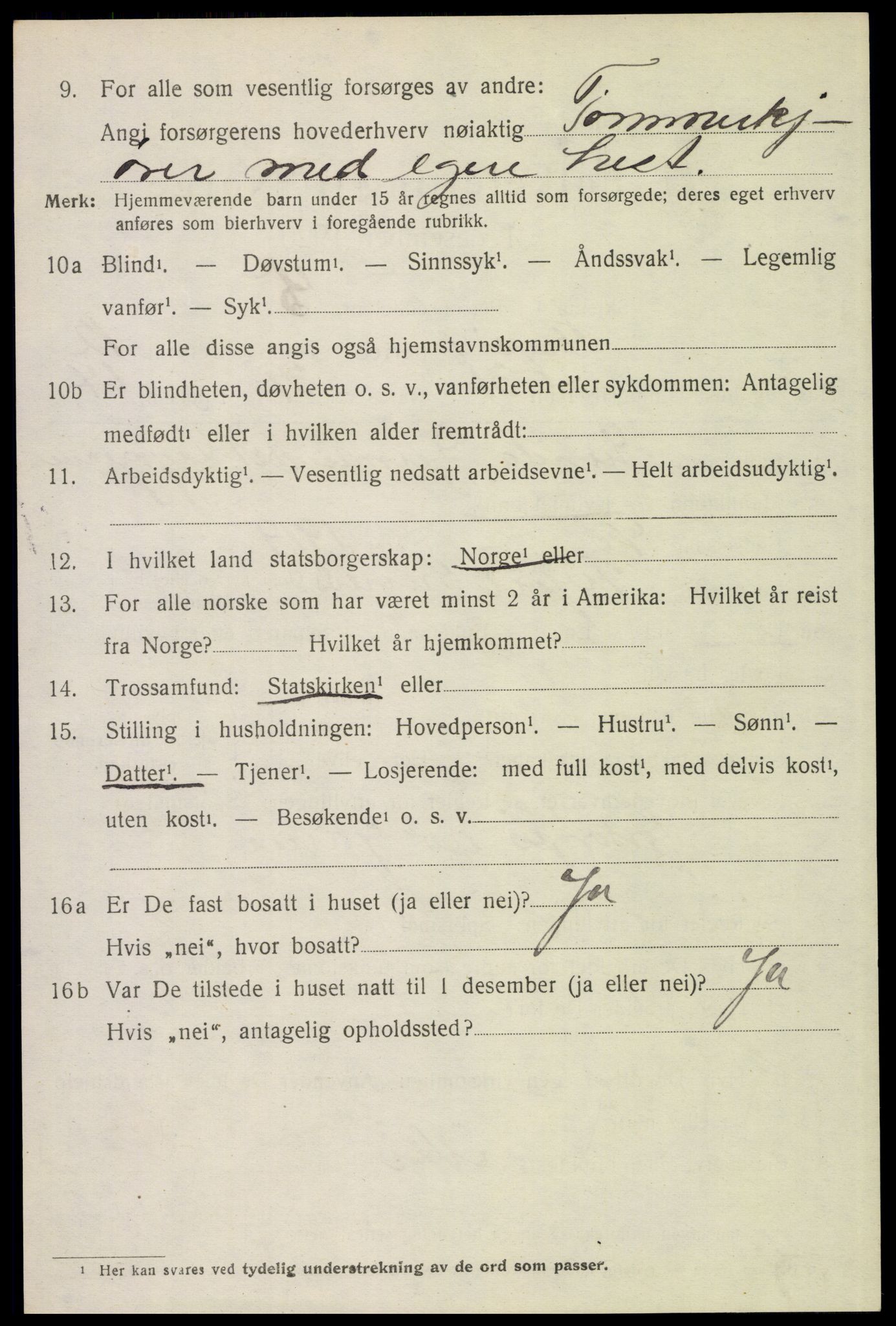SAH, Folketelling 1920 for 0428 Trysil herred, 1920, s. 7556