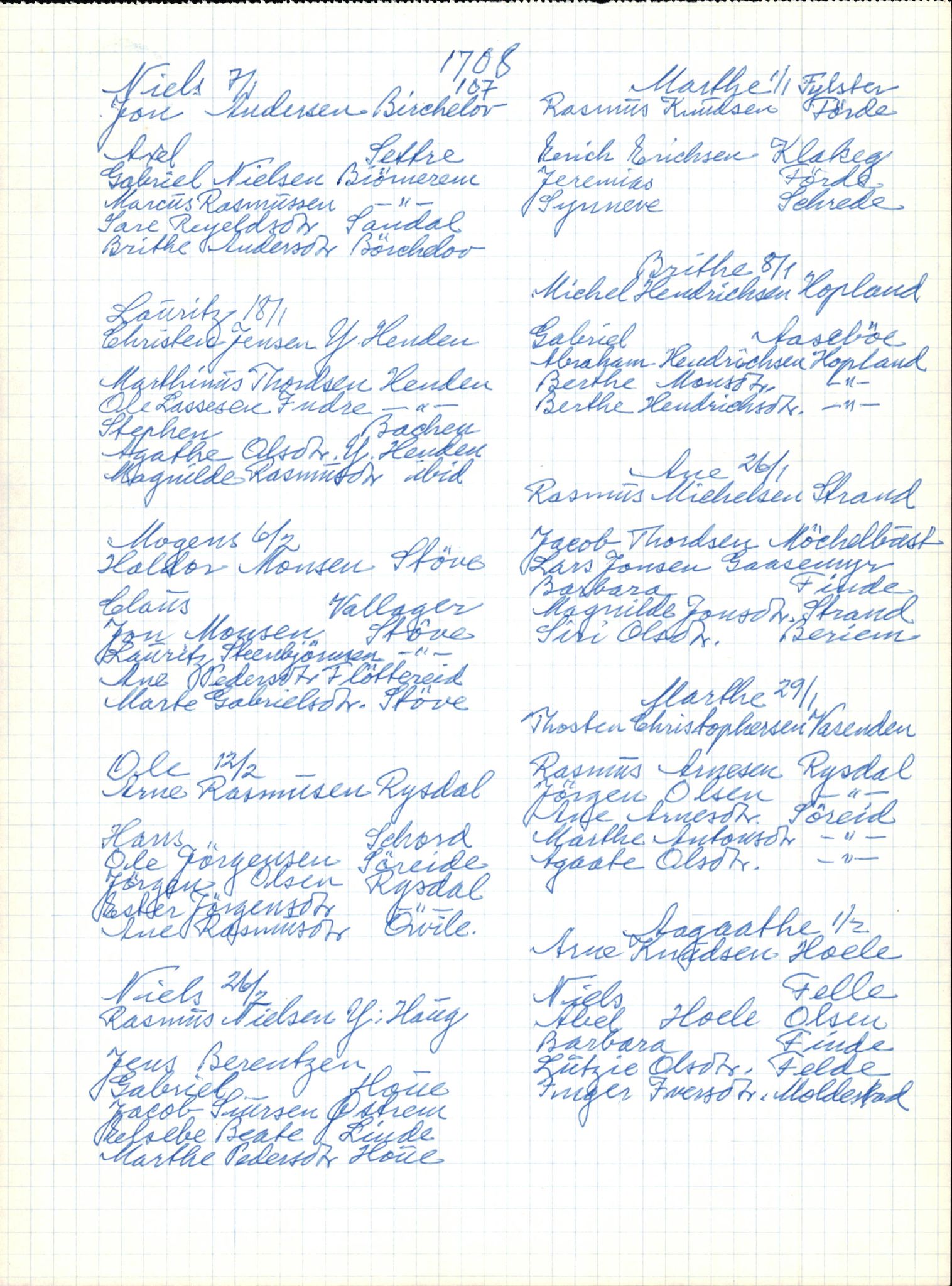 Samling av fulltekstavskrifter, SAB/FULLTEKST/B/14/0001: Gloppen sokneprestembete, ministerialbok nr. A 1, 1686-1711, s. 203
