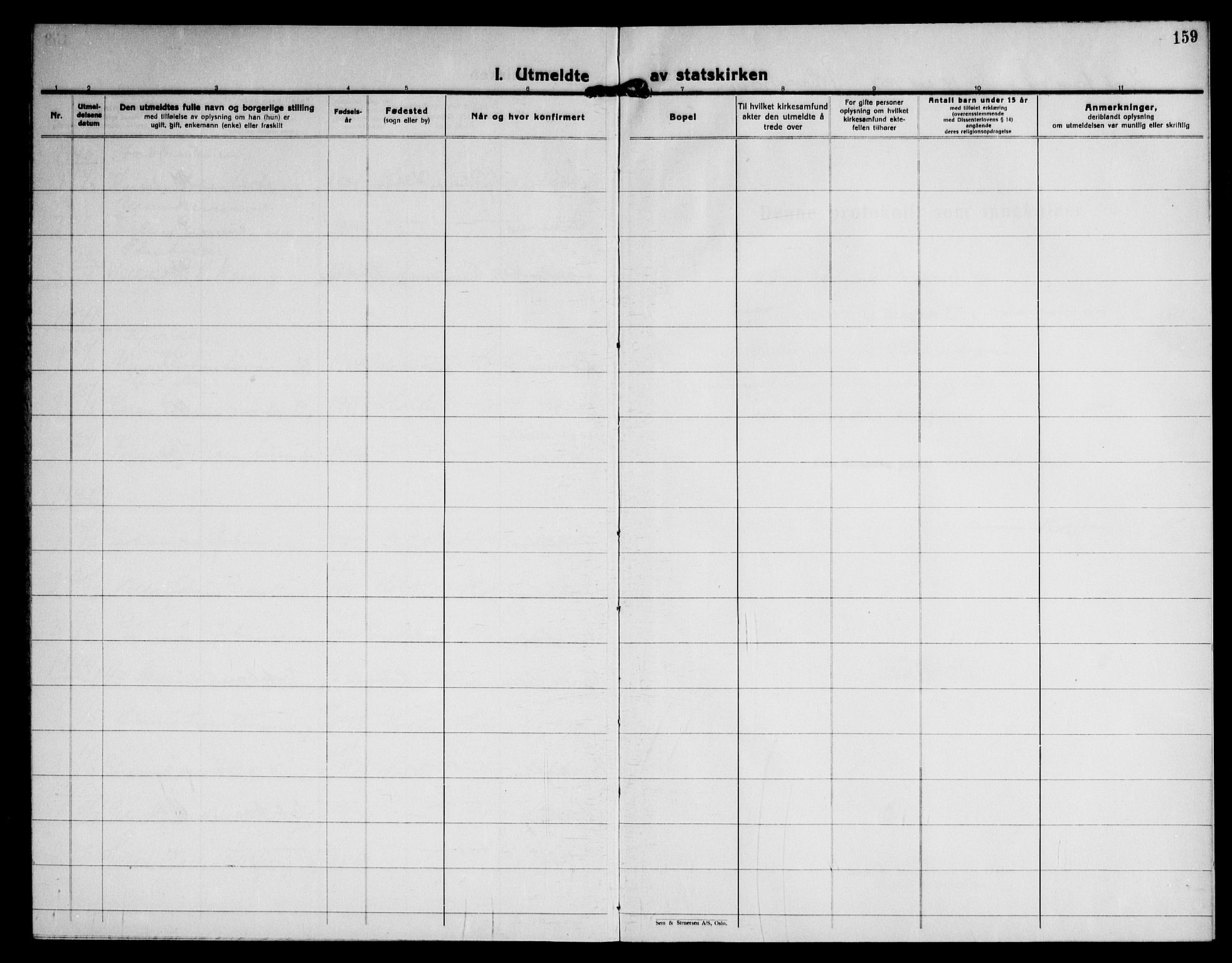 Nannestad prestekontor Kirkebøker, AV/SAO-A-10414a/G/Gb/L0003: Klokkerbok nr. II 3, 1929-1946, s. 159