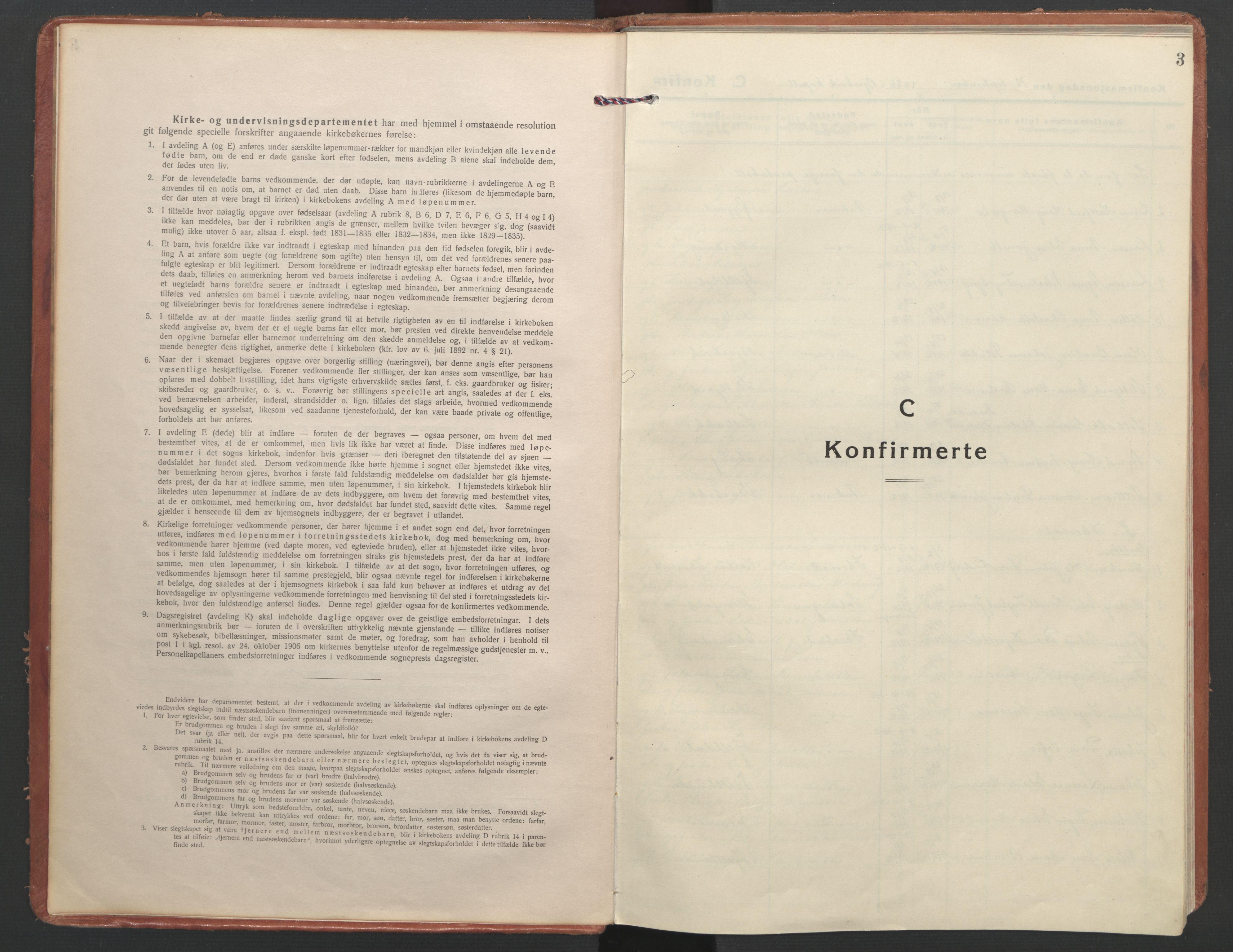 Ministerialprotokoller, klokkerbøker og fødselsregistre - Nordland, SAT/A-1459/866/L0946: Ministerialbok nr. 866A09, 1926-1944, s. 3