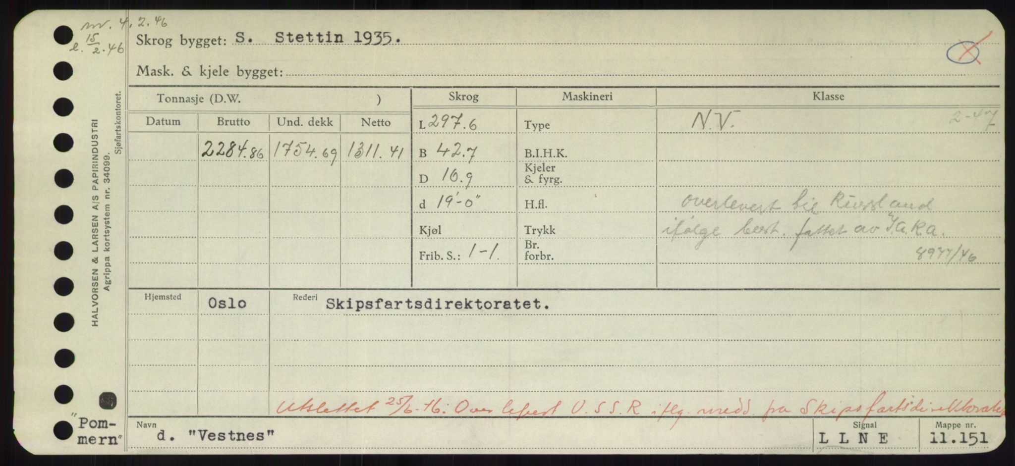 Sjøfartsdirektoratet med forløpere, Skipsmålingen, AV/RA-S-1627/H/Hd/L0040: Fartøy, U-Ve, s. 763