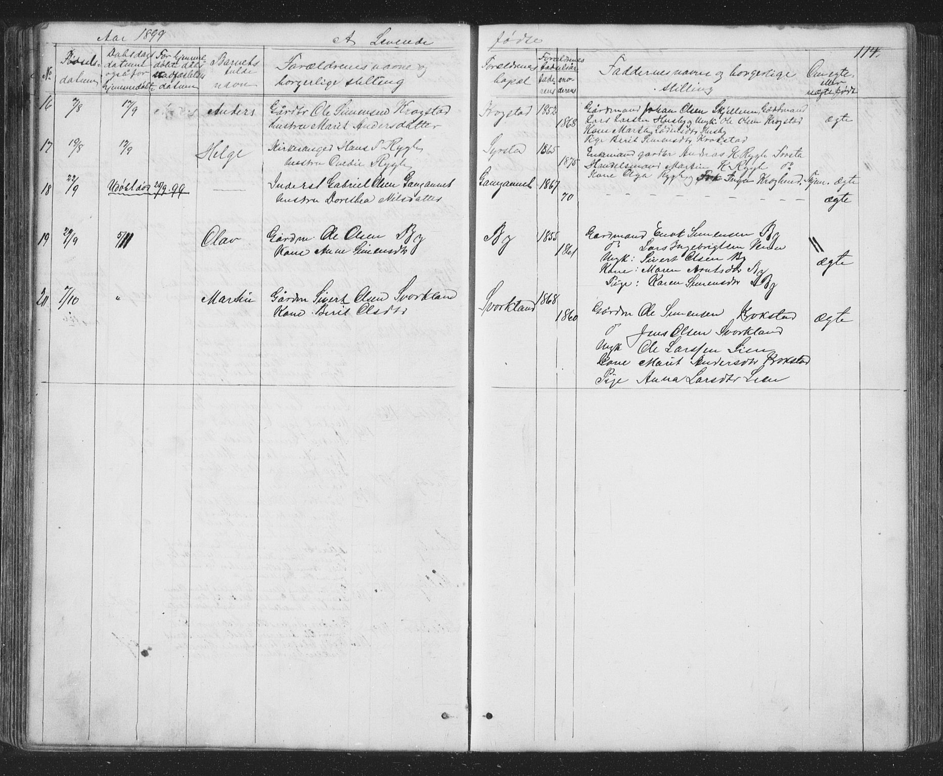 Ministerialprotokoller, klokkerbøker og fødselsregistre - Sør-Trøndelag, AV/SAT-A-1456/667/L0798: Klokkerbok nr. 667C03, 1867-1929, s. 114