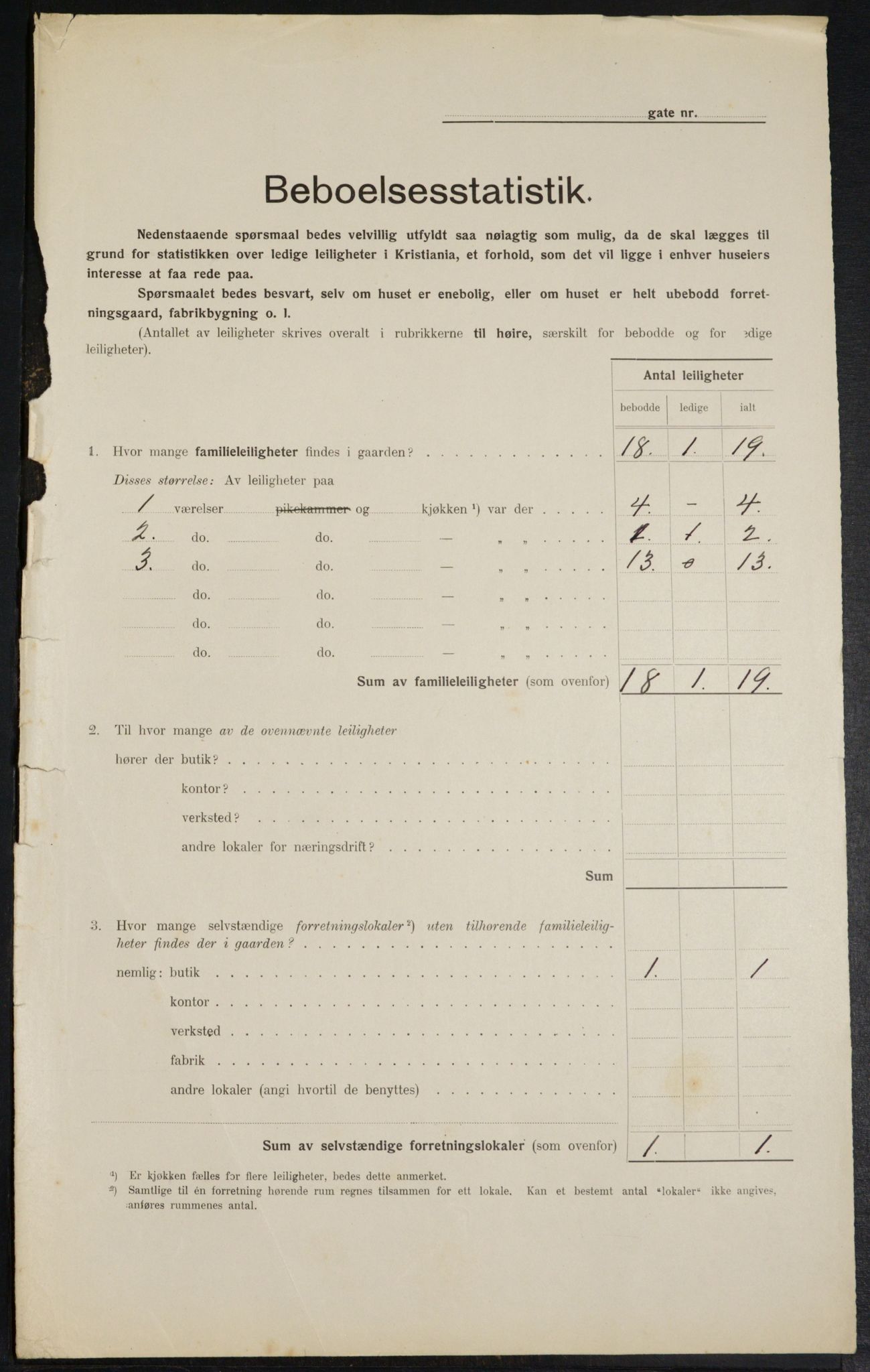 OBA, Kommunal folketelling 1.2.1914 for Kristiania, 1914, s. 10291