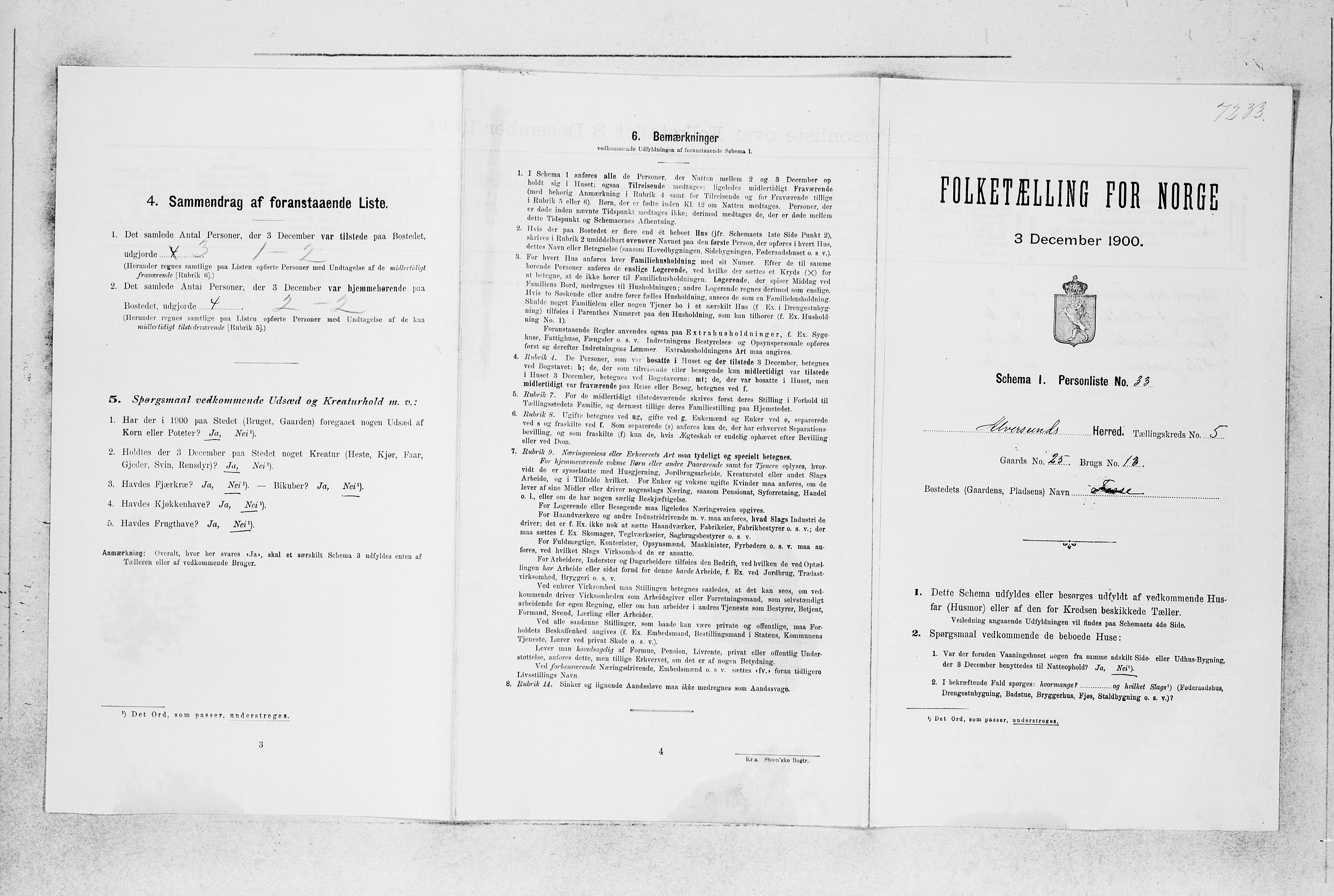 SAB, Folketelling 1900 for 1257 Alversund herred, 1900, s. 369