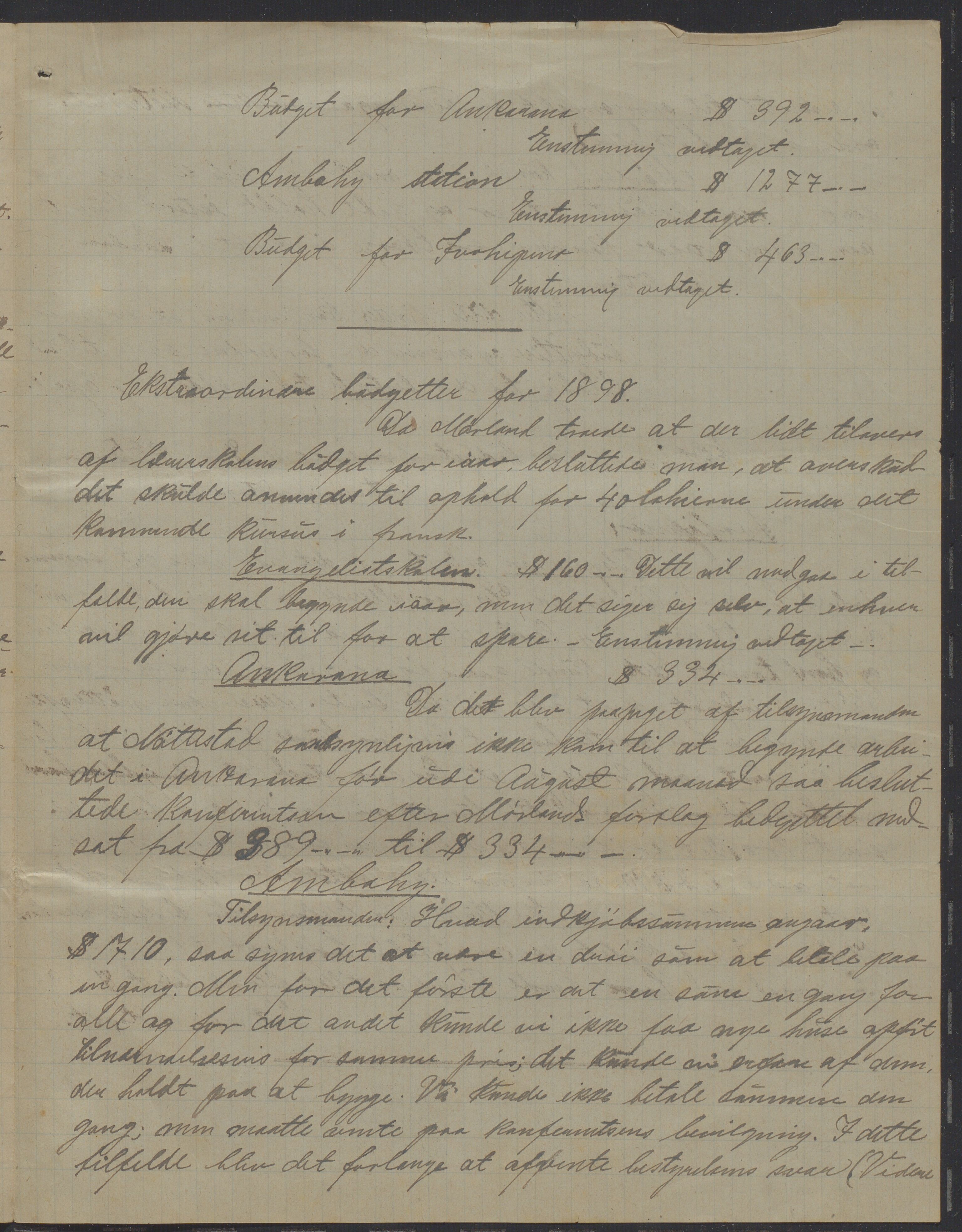 Det Norske Misjonsselskap - hovedadministrasjonen, VID/MA-A-1045/D/Da/Daa/L0042/0005: Konferansereferat og årsberetninger / Konferansereferat fra Øst-Madagaskar., 1898