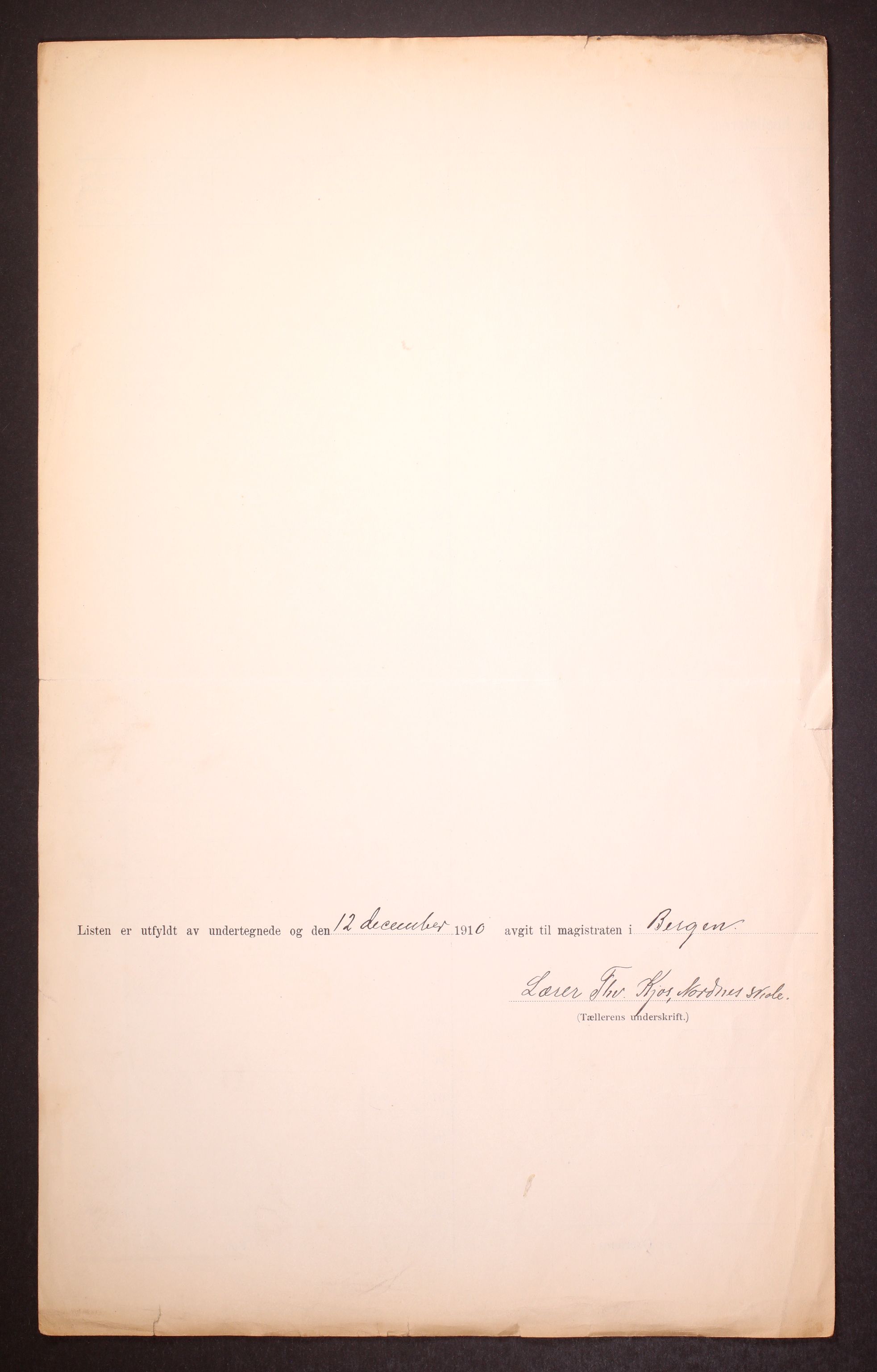 RA, Folketelling 1910 for 1301 Bergen kjøpstad, 1910, s. 10