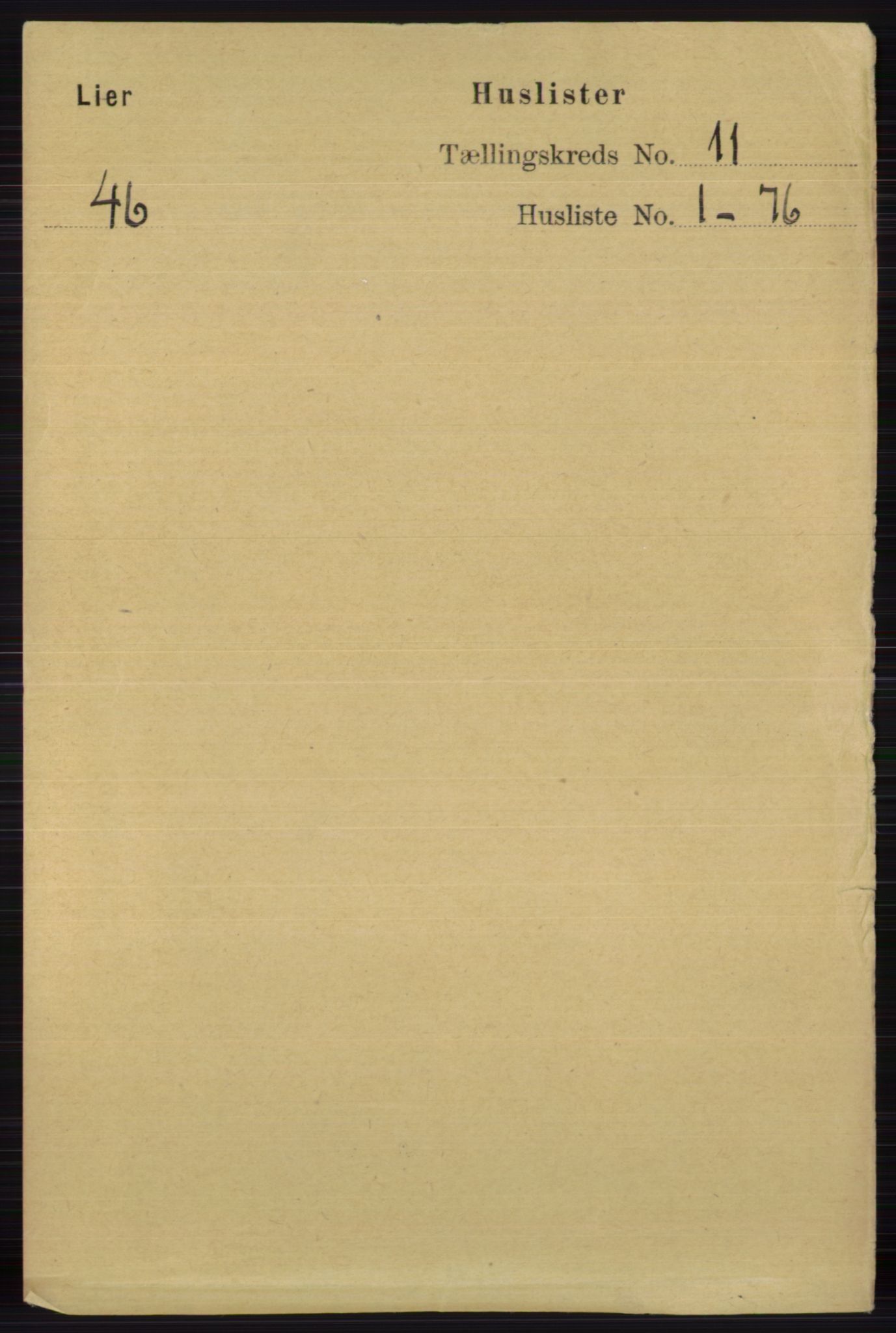 RA, Folketelling 1891 for 0626 Lier herred, 1891, s. 6782