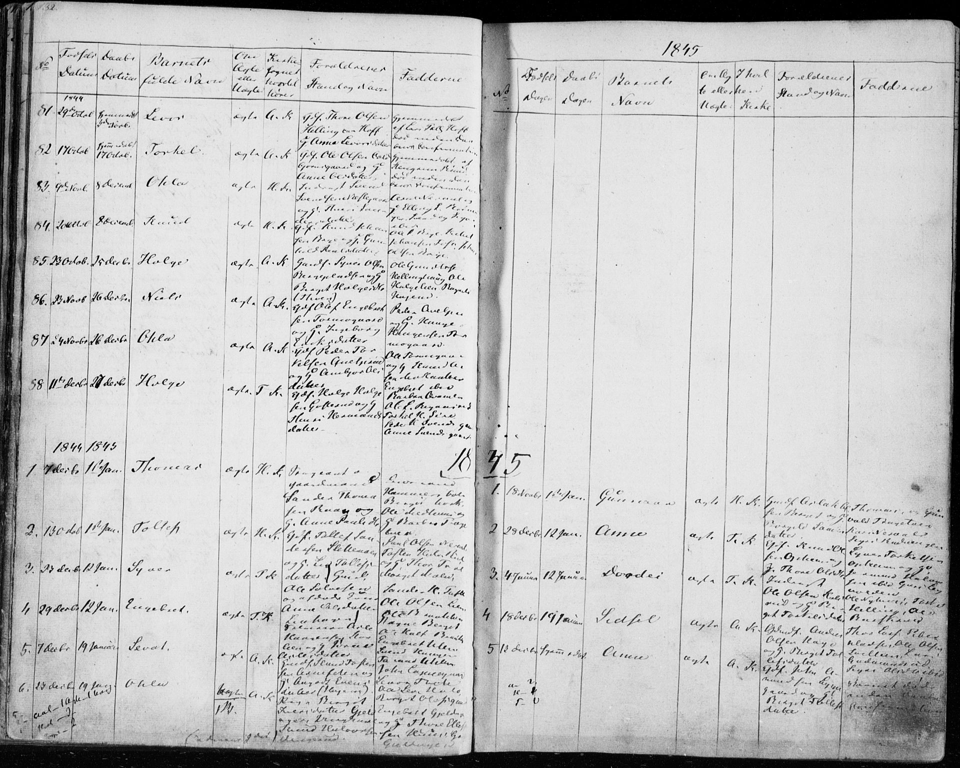 Ål kirkebøker, AV/SAKO-A-249/F/Fa/L0005: Ministerialbok nr. I 5, 1825-1848, s. 132
