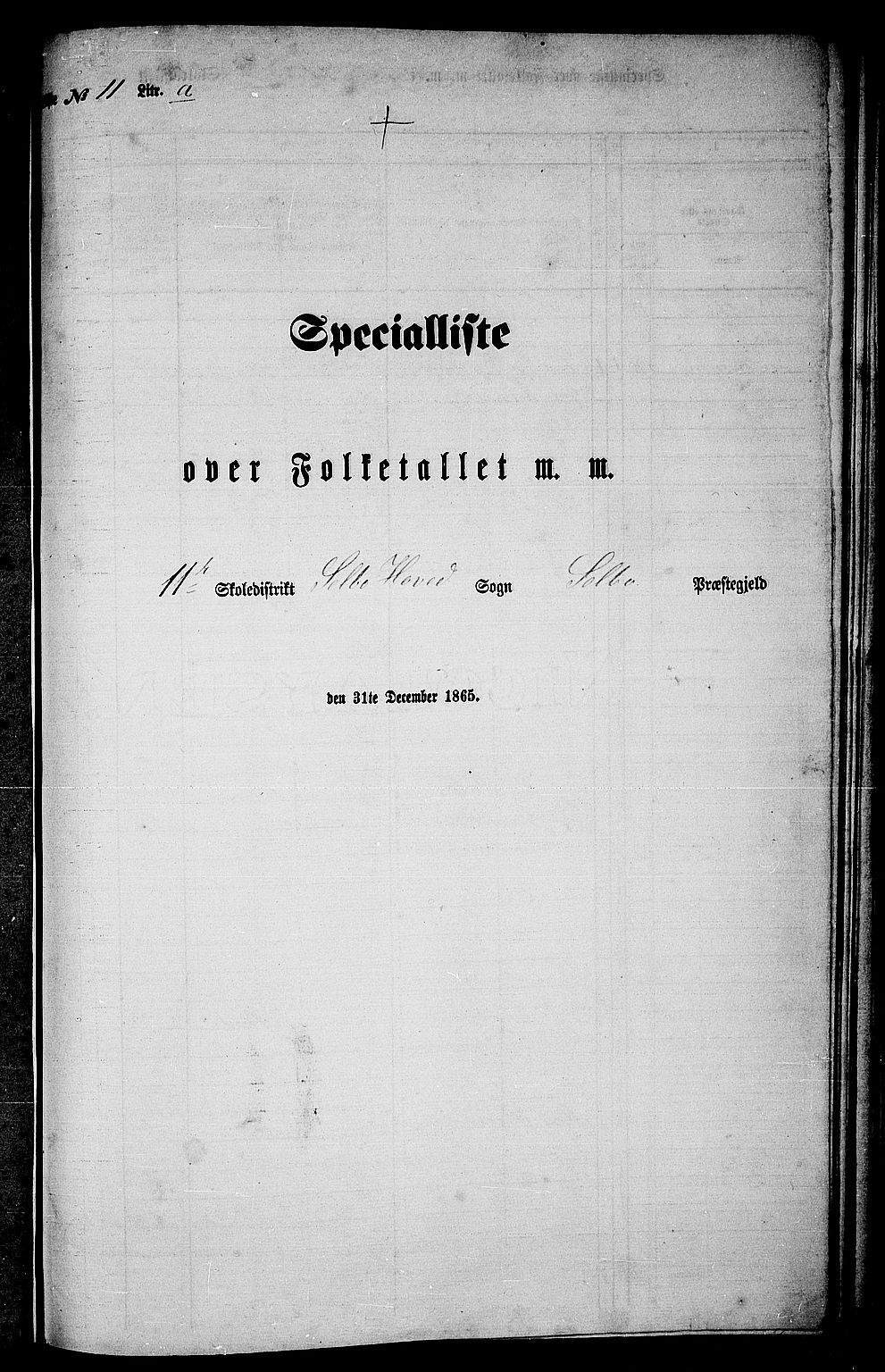 RA, Folketelling 1865 for 1664P Selbu prestegjeld, 1865, s. 201