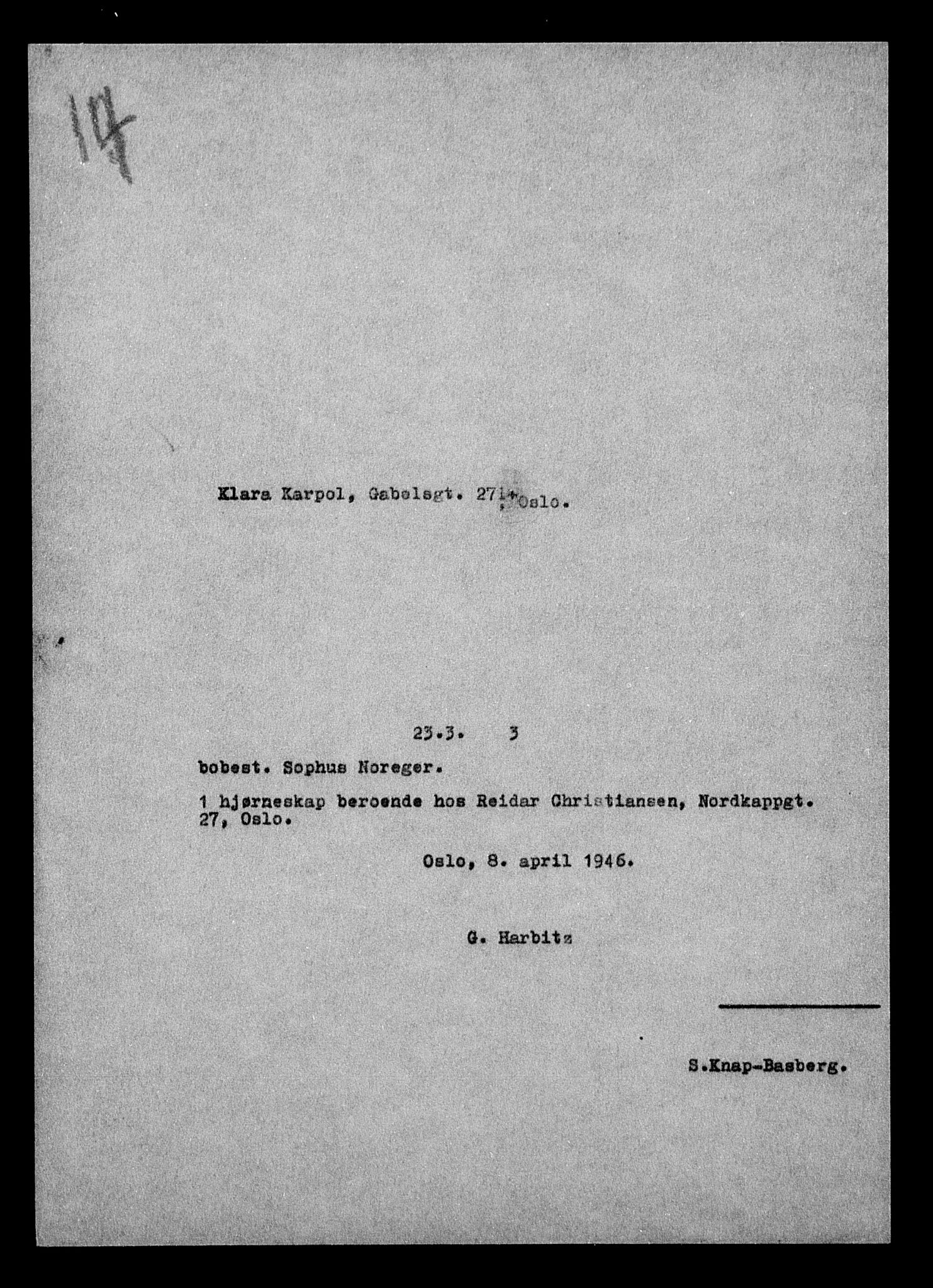 Justisdepartementet, Tilbakeføringskontoret for inndratte formuer, AV/RA-S-1564/H/Hc/Hcc/L0949: --, 1945-1947, s. 402