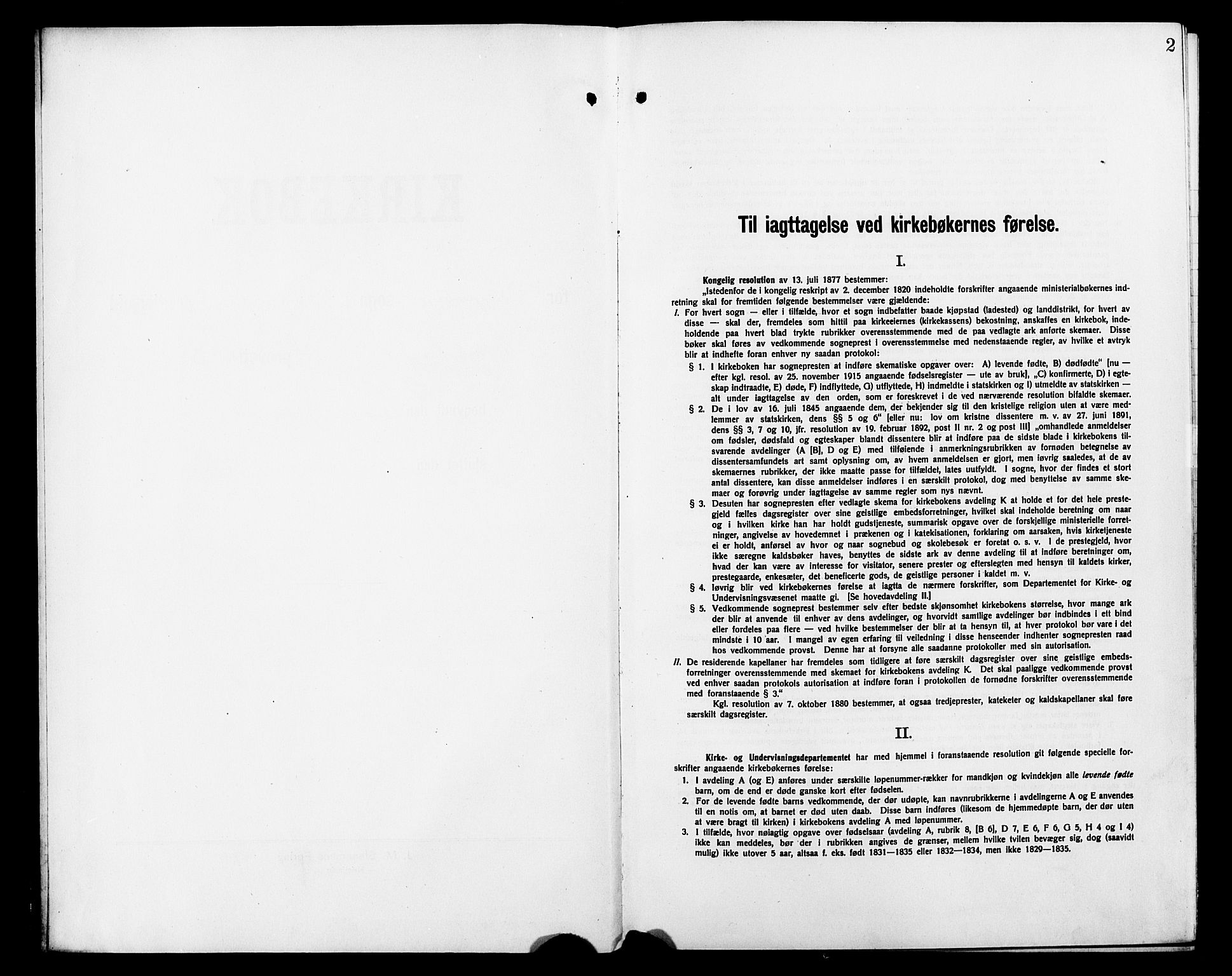 Sarpsborg prestekontor Kirkebøker, SAO/A-2006/G/Ga/L0003: Klokkerbok nr. 3, 1922-1931, s. 2