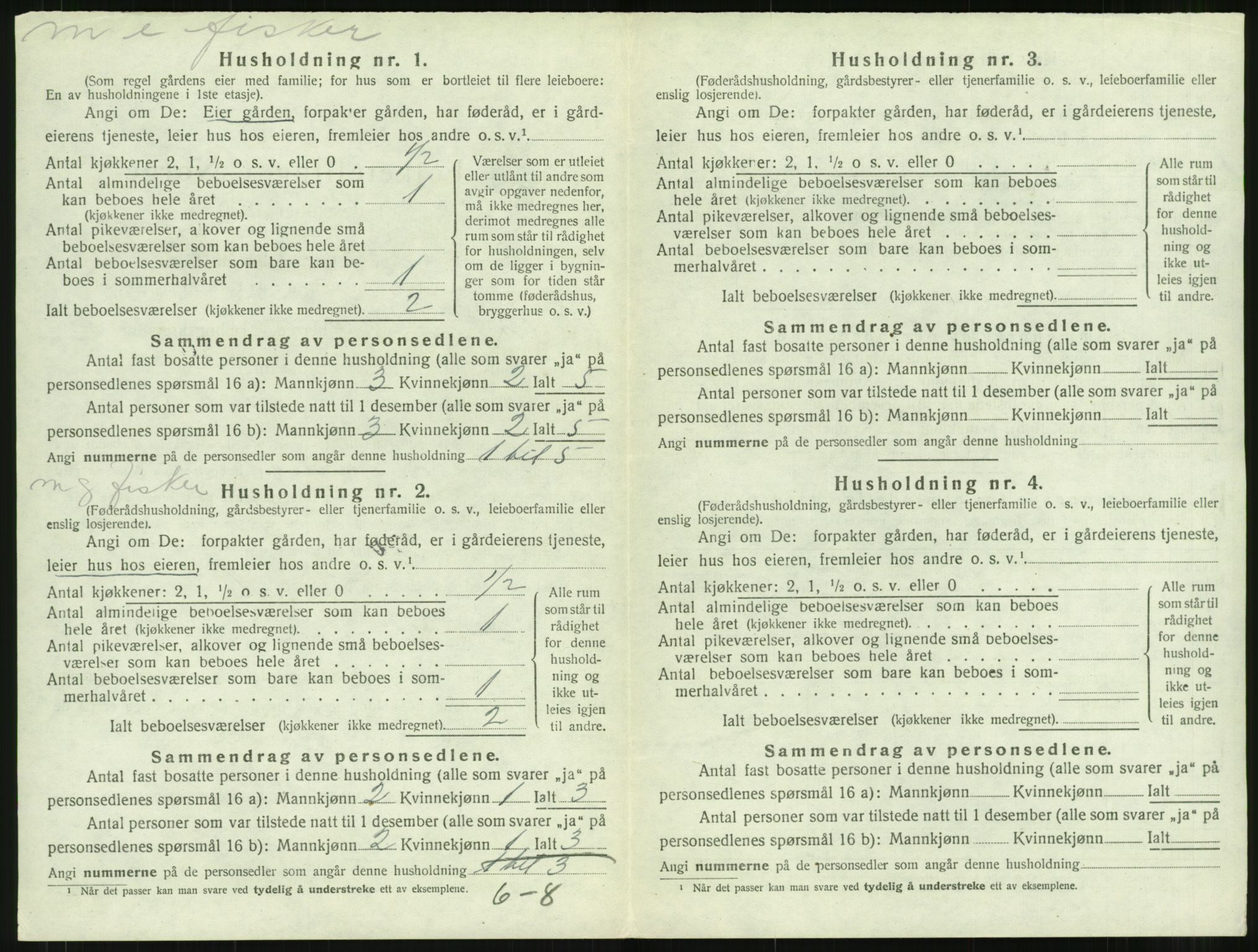 SAT, Folketelling 1920 for 1554 Bremsnes herred, 1920, s. 1068