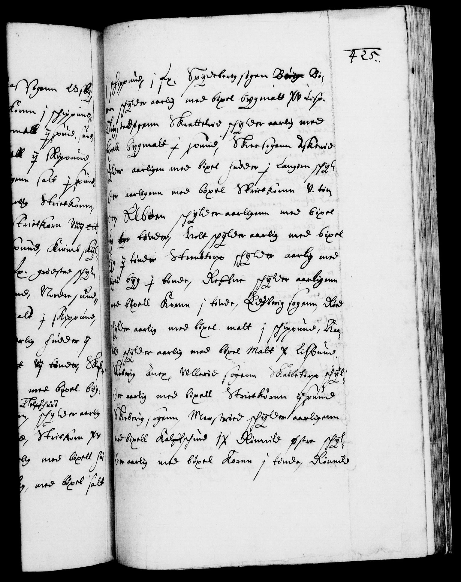 Danske Kanselli 1572-1799, AV/RA-EA-3023/F/Fc/Fca/Fcaa/L0007: Norske registre (mikrofilm), 1648-1650, s. 425a