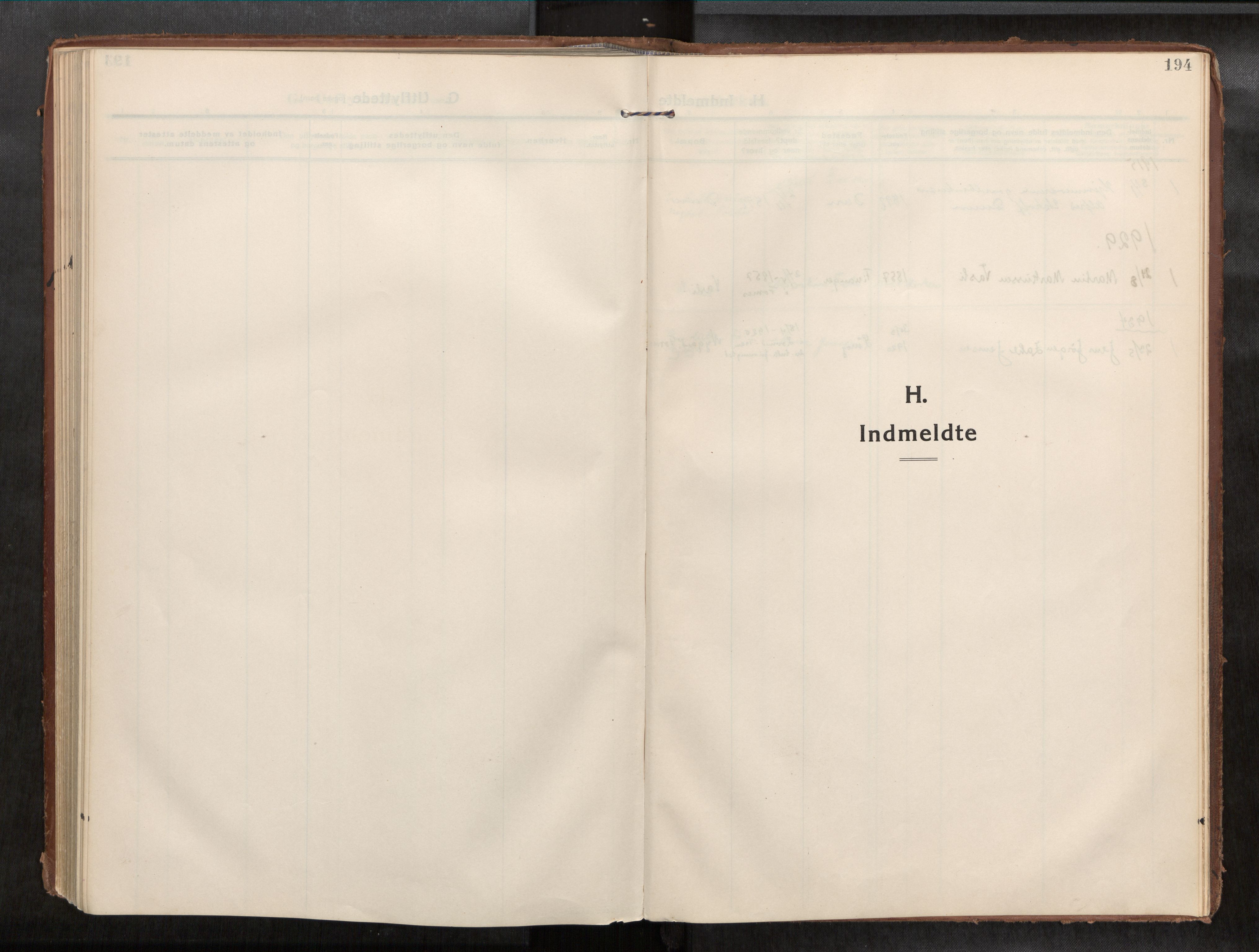 Ministerialprotokoller, klokkerbøker og fødselsregistre - Nord-Trøndelag, SAT/A-1458/773/L0624a: Ministerialbok nr. 773A16, 1910-1936, s. 194