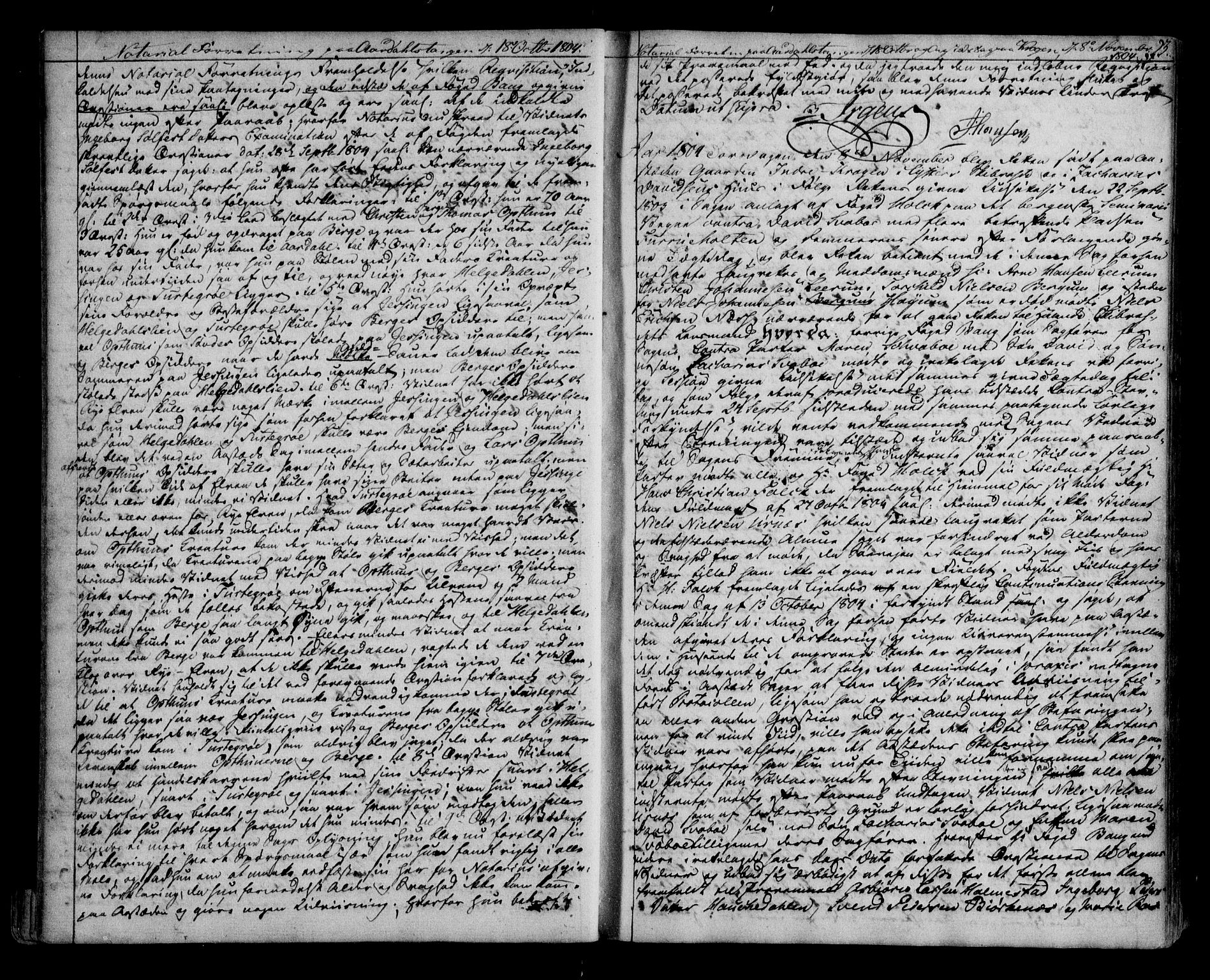 Indre Sogn tingrett, AV/SAB-A-3301/1/F/Fb/Fba/L0001: Sivile og offentlege saker, A 1, 1804-1810, s. 22b-23a