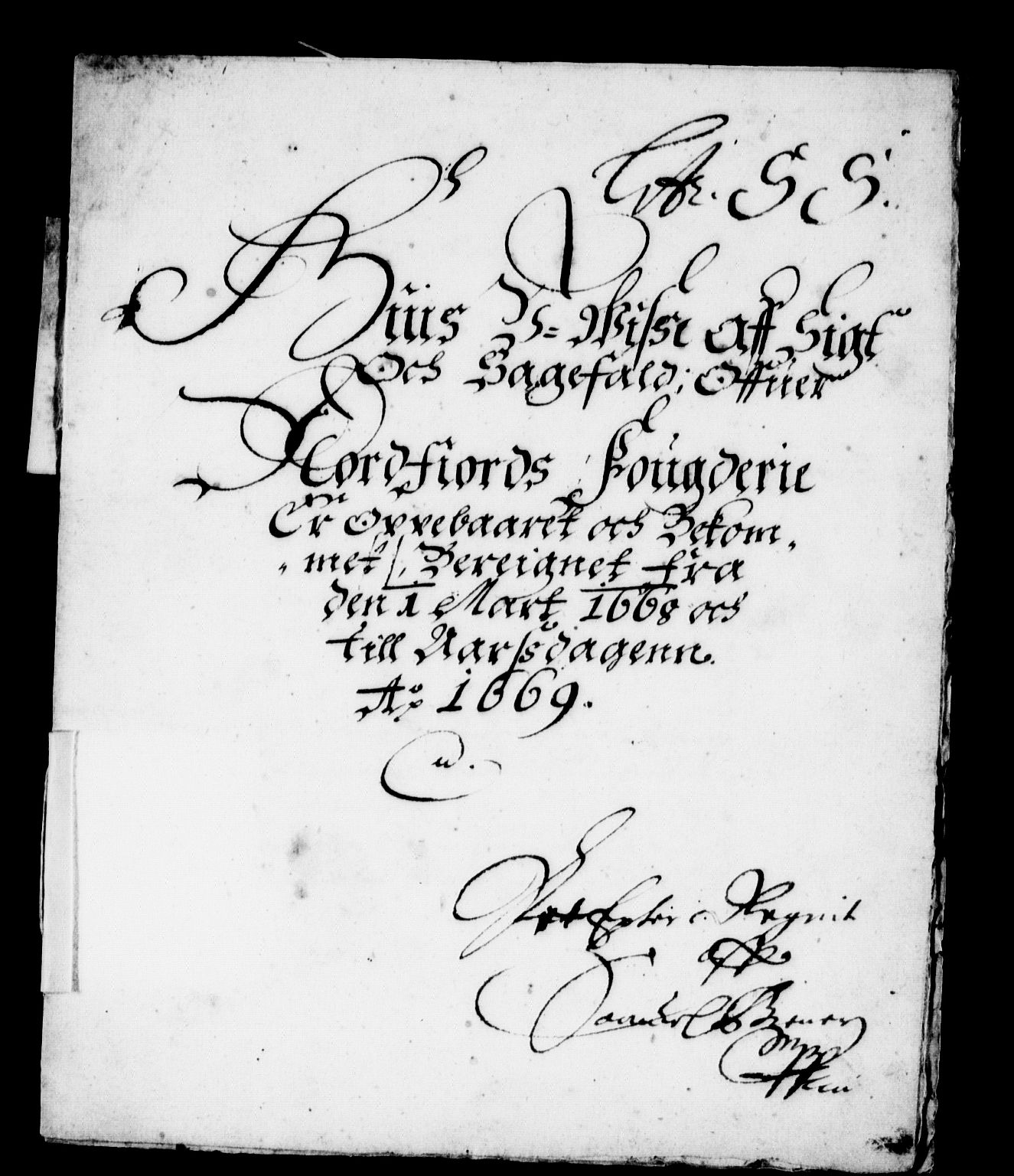 Rentekammeret inntil 1814, Reviderte regnskaper, Stiftamtstueregnskaper, Bergen stiftamt, RA/EA-6043/R/Rc/L0029: Bergen stiftamt, 1668-1669