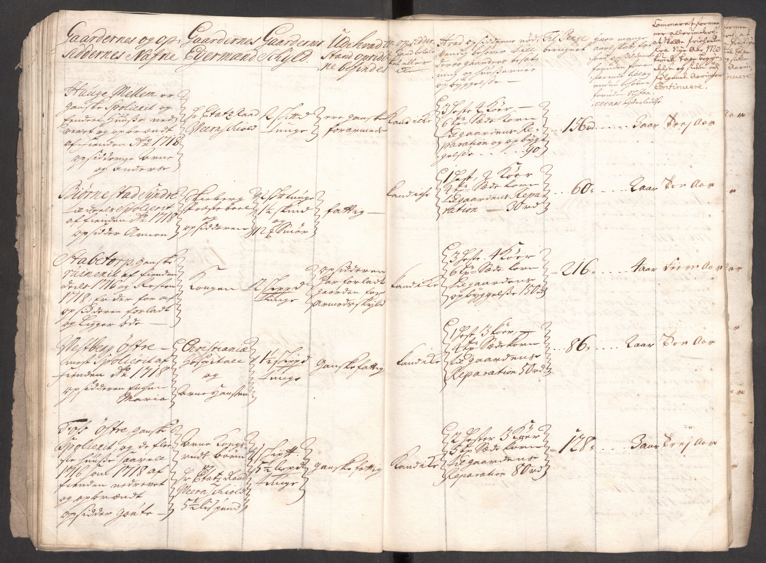 Rentekammeret inntil 1814, Realistisk ordnet avdeling, AV/RA-EA-4070/Ki/L0007: [S7]: Kommisjonsforretning over skader påført allmuen i Aker, Follo, Idd og Marker i 1716 og 1718. Kommisjonen nedsatt ved kongelig befaling 15.02.1719, 1716-1720, s. 298