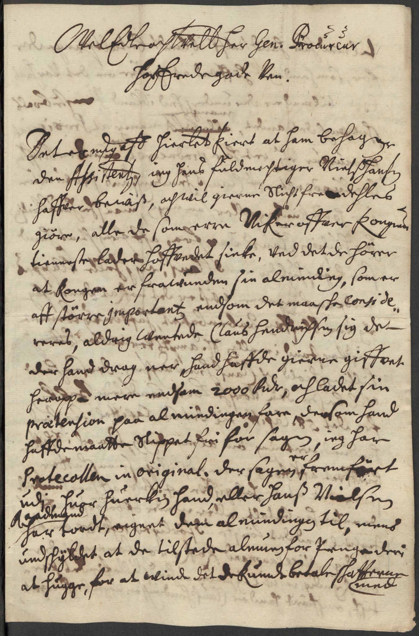 Rentekammeret inntil 1814, Realistisk ordnet avdeling, AV/RA-EA-4070/Fb/L0015: Dokumenter om Raundalen allmenning i Voss. Claus Miltzows sak, 1684, s. 177