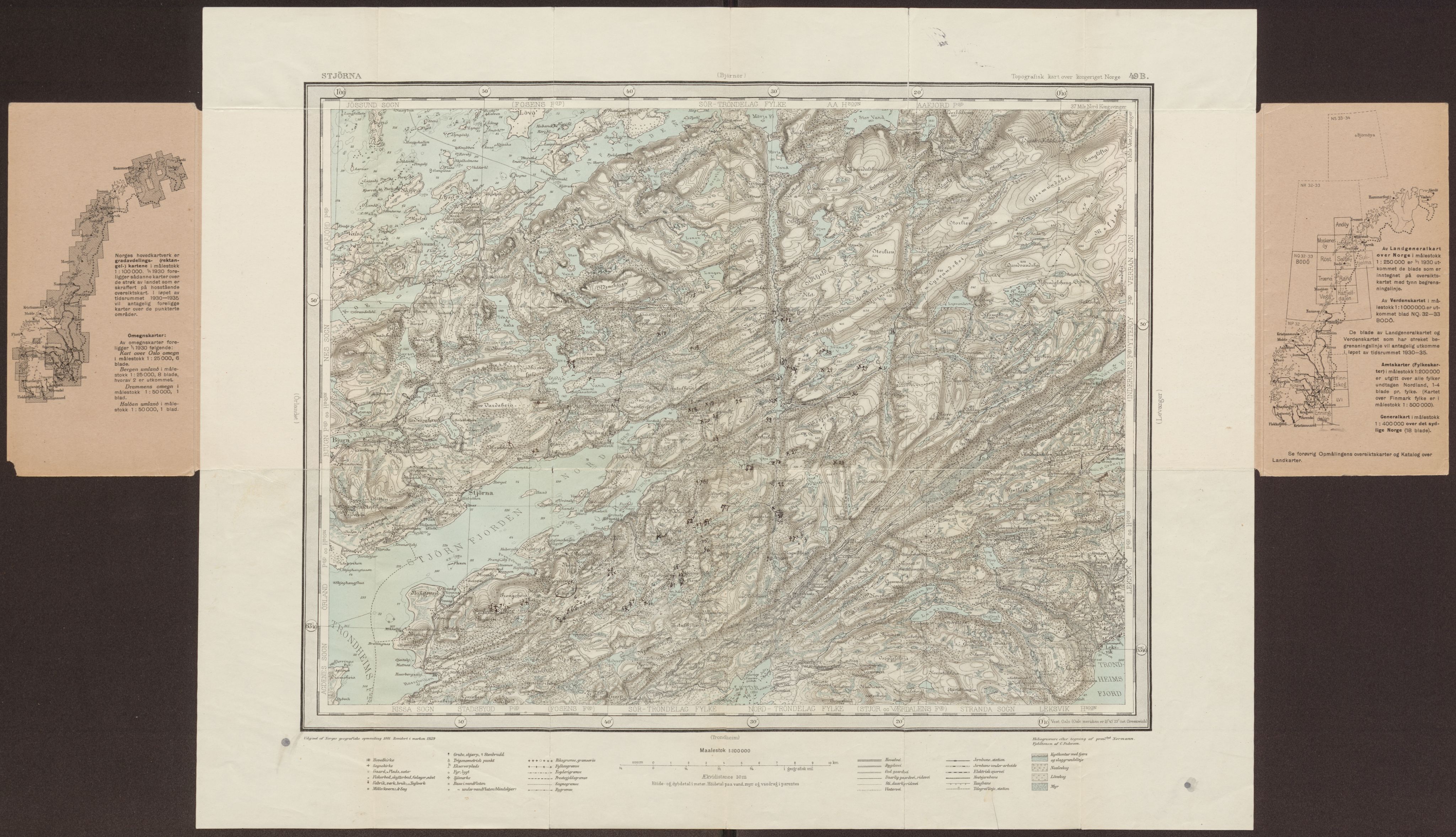 Instituttet for sammenlignende kulturforskning, AV/RA-PA-0424/F/Fc/L0013/0003: Eske B13: / Sør-Trøndelag (perm XXXVII), 1933-1936