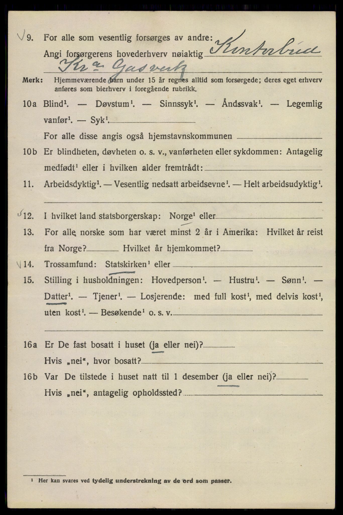 SAO, Folketelling 1920 for 0301 Kristiania kjøpstad, 1920, s. 395438