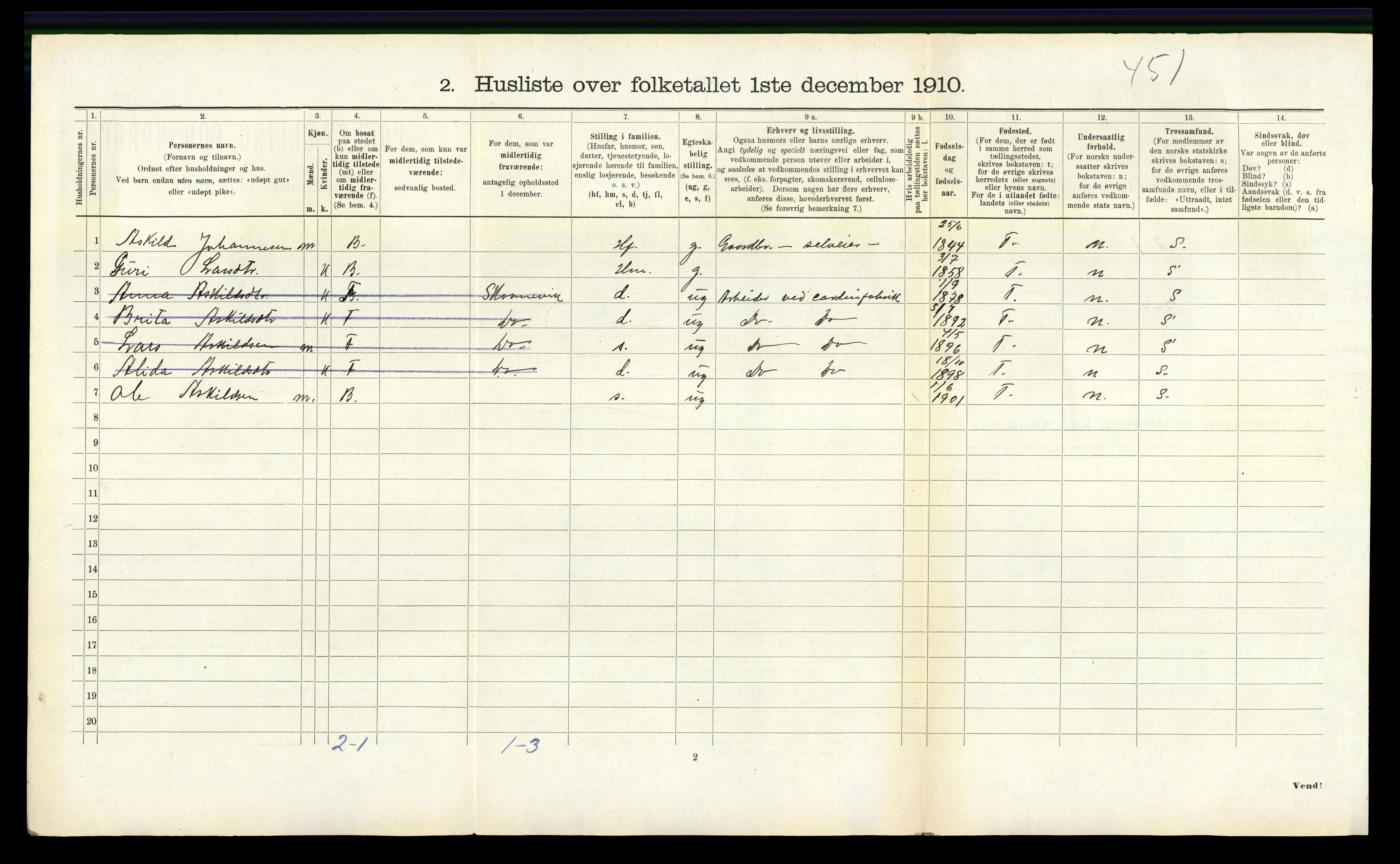 RA, Folketelling 1910 for 1212 Skånevik herred, 1910, s. 766