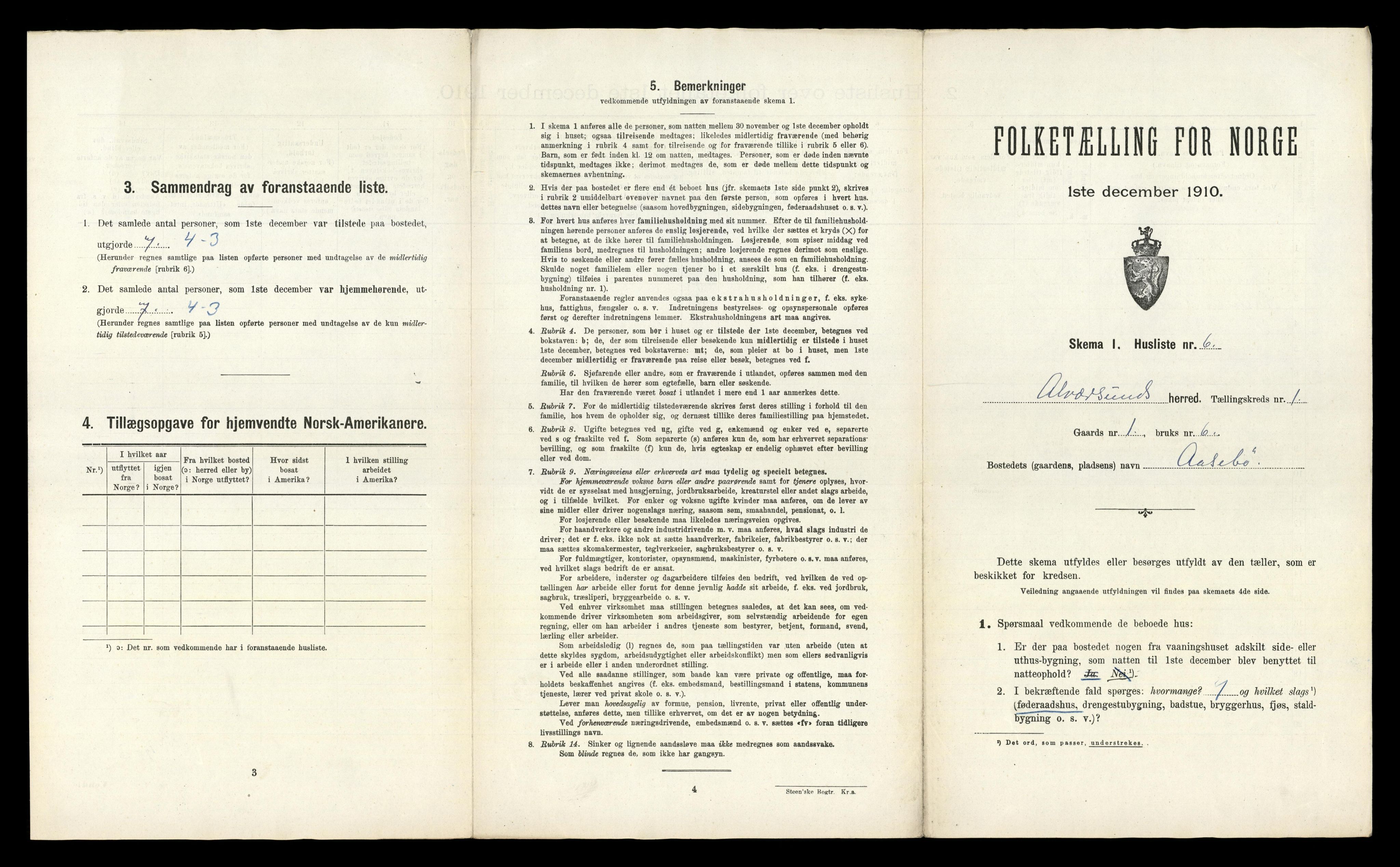 RA, Folketelling 1910 for 1257 Alversund herred, 1910, s. 64