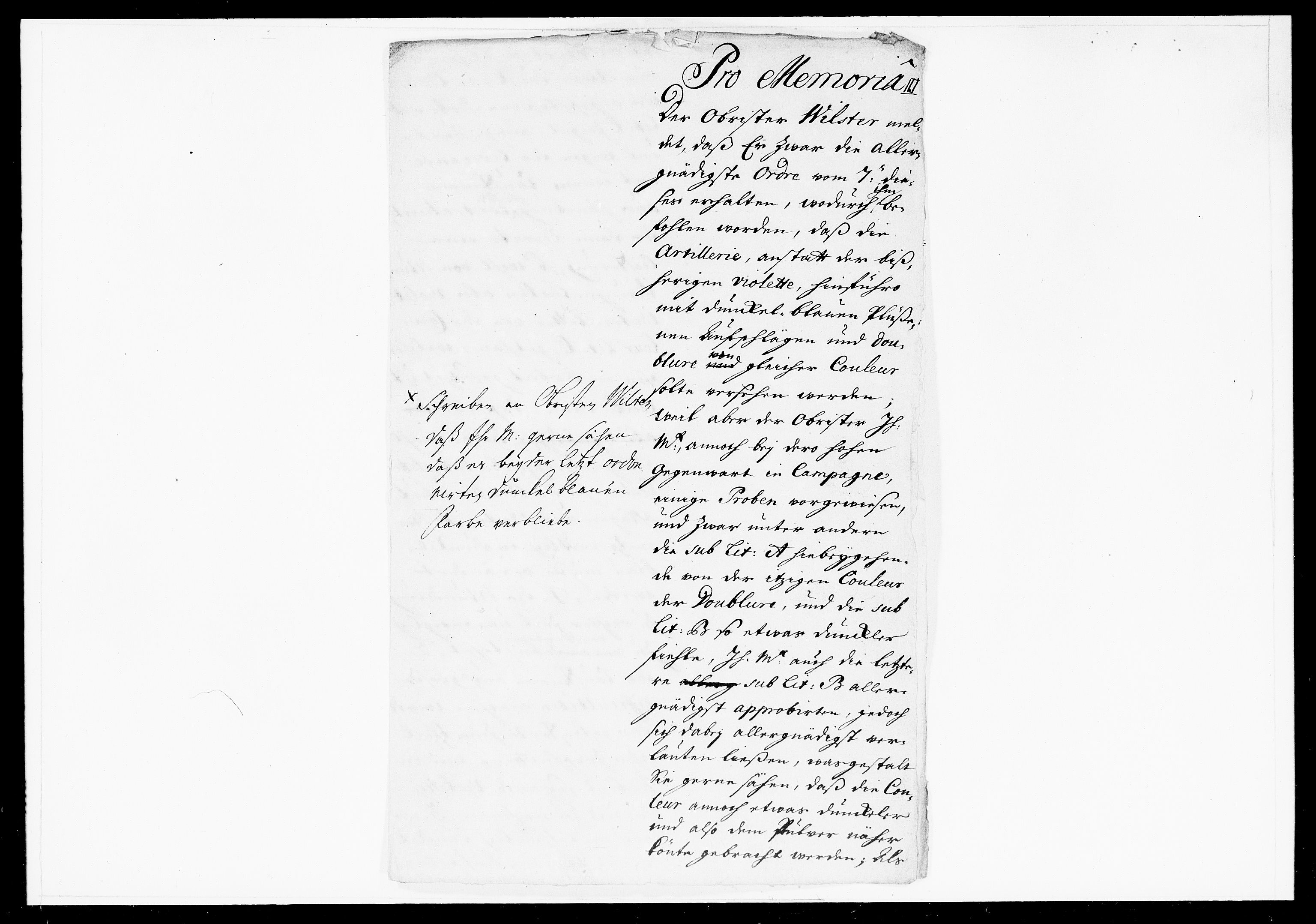 Krigskollegiet, Krigskancelliet, DRA/A-0006/-/1025-1036: Refererede sager, 1716, s. 185