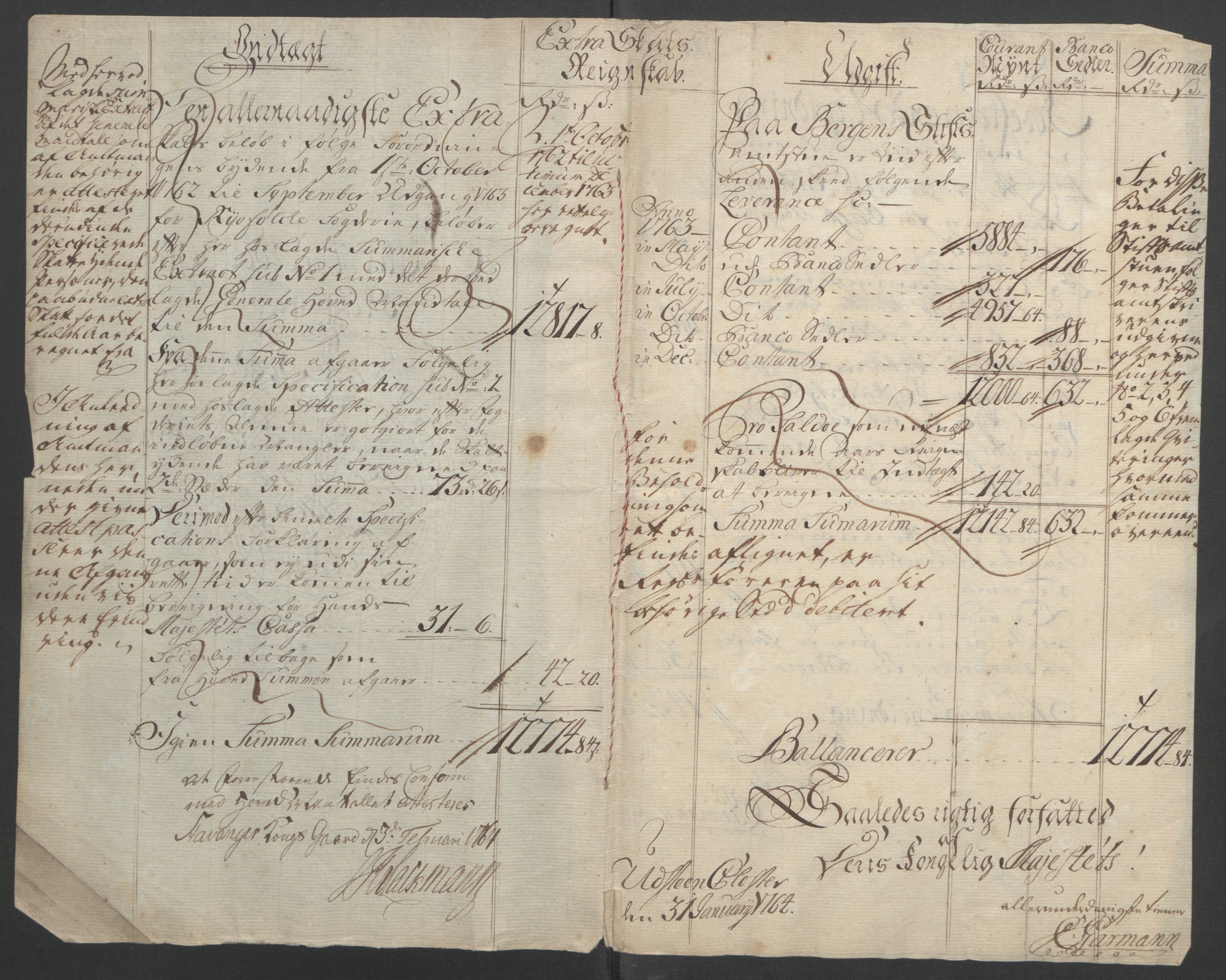 Rentekammeret inntil 1814, Reviderte regnskaper, Fogderegnskap, AV/RA-EA-4092/R47/L2972: Ekstraskatten Ryfylke, 1762-1780, s. 7