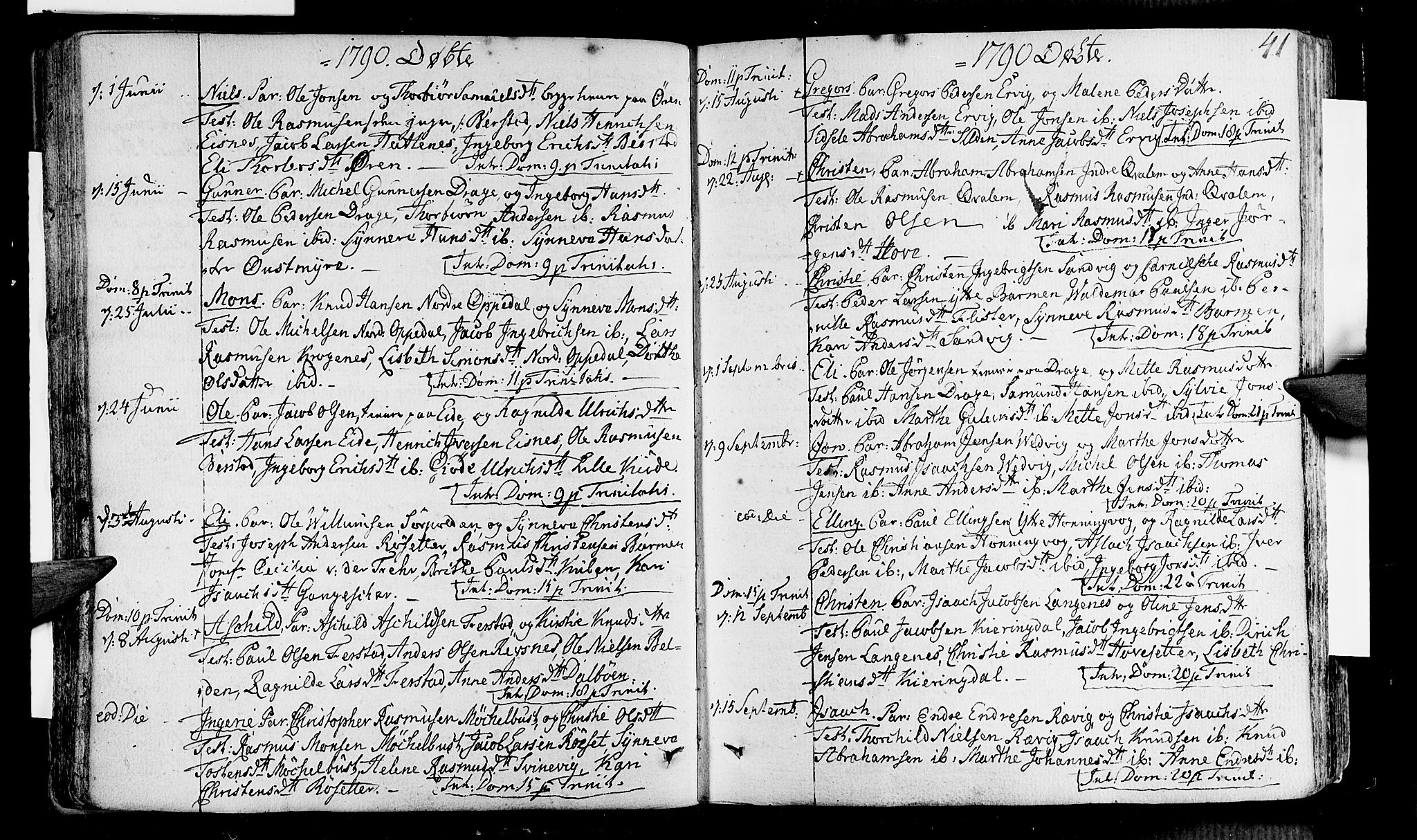 Selje sokneprestembete, AV/SAB-A-99938/H/Ha/Haa/Haaa: Ministerialbok nr. A 6, 1782-1806, s. 41