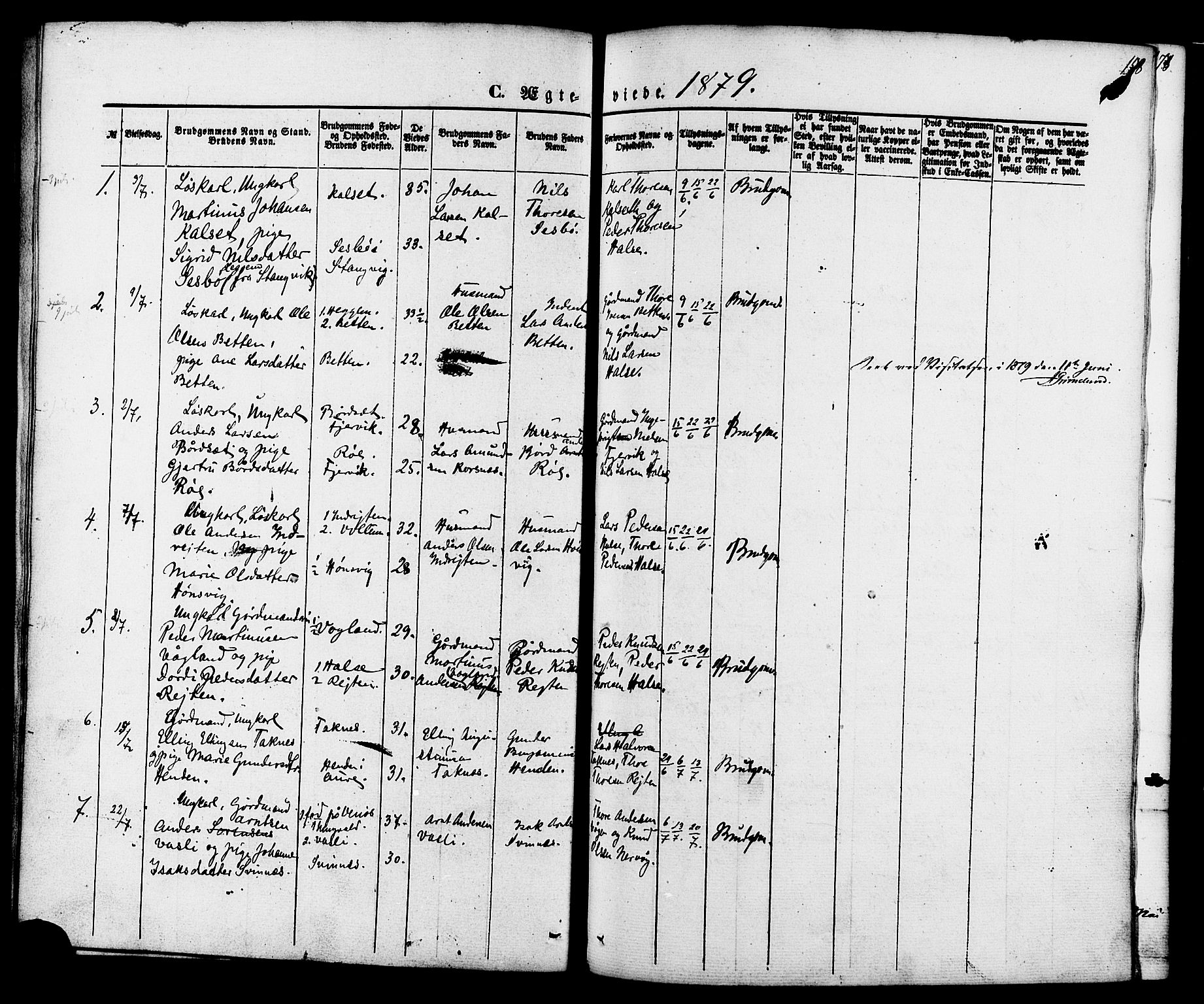 Ministerialprotokoller, klokkerbøker og fødselsregistre - Møre og Romsdal, AV/SAT-A-1454/576/L0884: Ministerialbok nr. 576A02, 1865-1879, s. 158