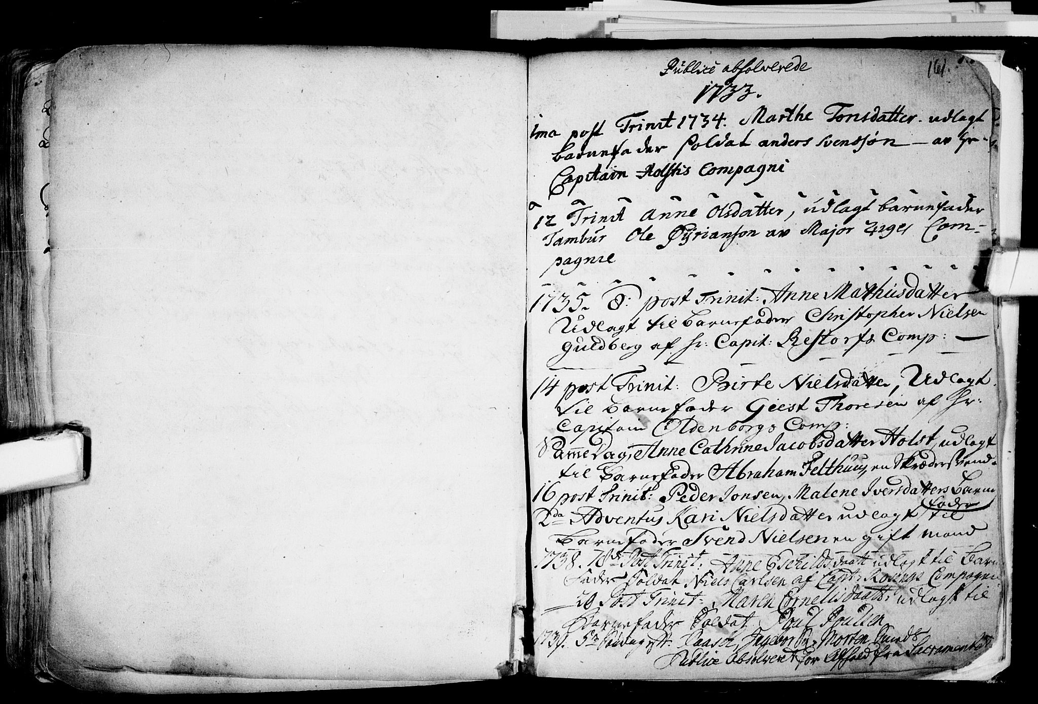 Glemmen prestekontor Kirkebøker, SAO/A-10908/F/Fa/L0001: Ministerialbok nr. 1, 1733-1759, s. 161