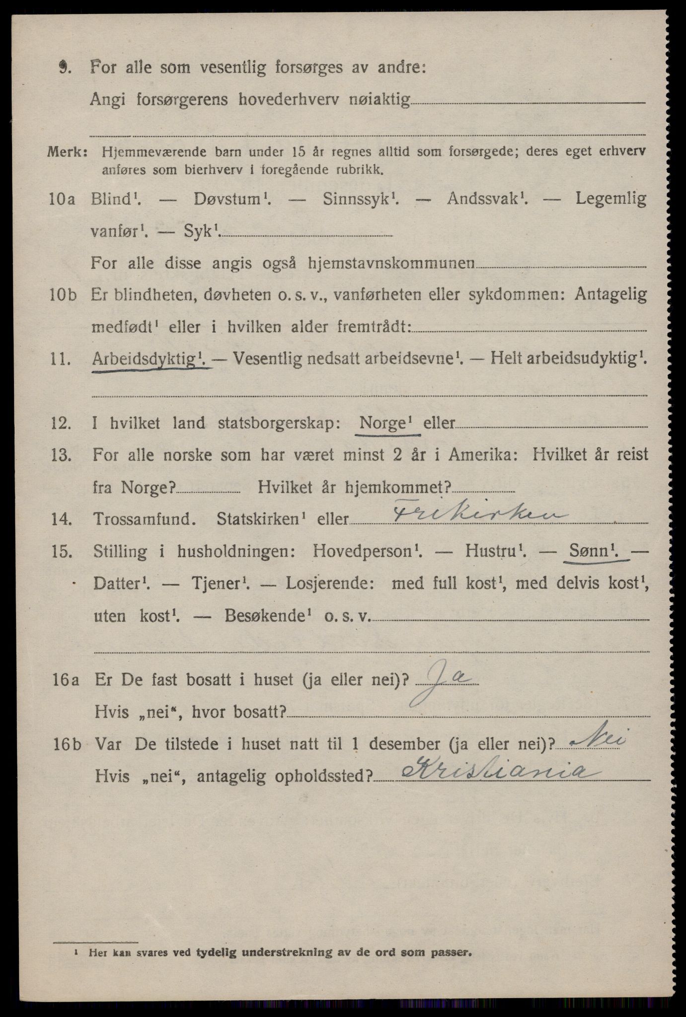 SAKO, Folketelling 1920 for 0830 Nissedal herred, 1920, s. 1272