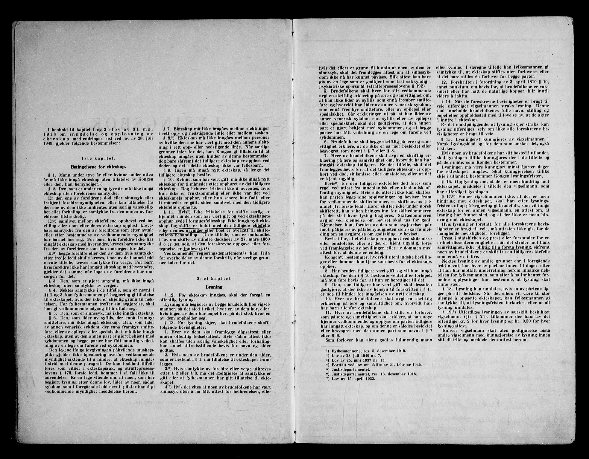 Porsgrunn kirkebøker , SAKO/A-104/H/Ha/L0003: Lysningsprotokoll nr. 3, 1952-1964