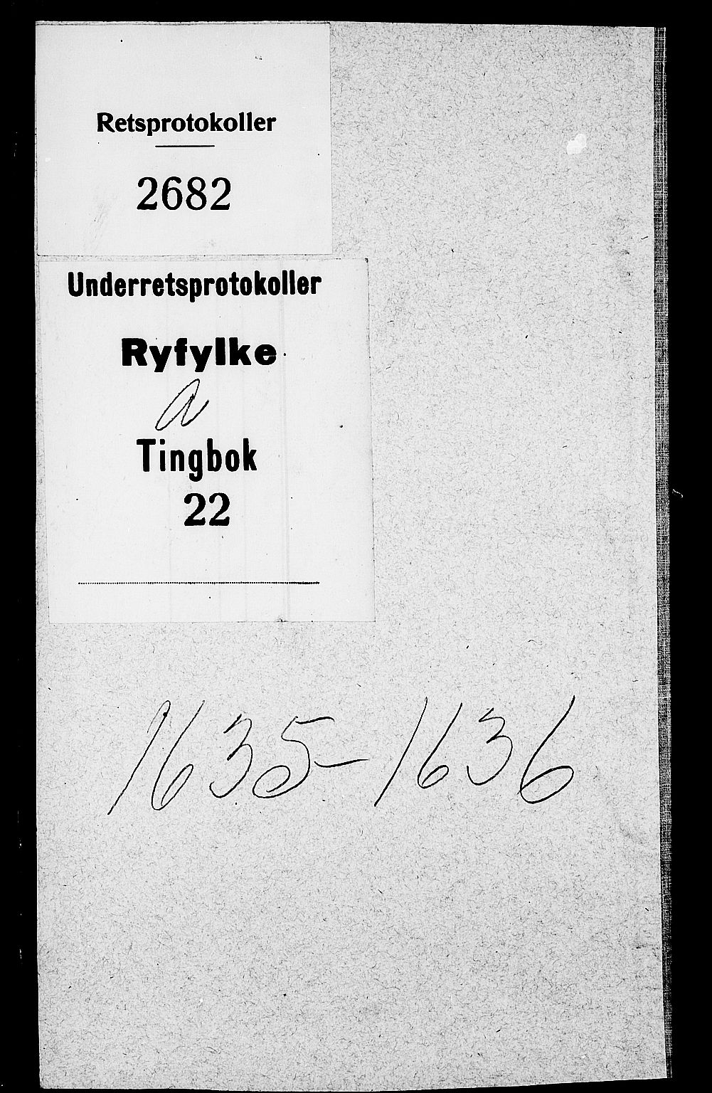 Ryfylke tingrett, SAST/A-100055/001/I/IB/IBA/L0022: Tingbok, Ryfylke, 1635-1636