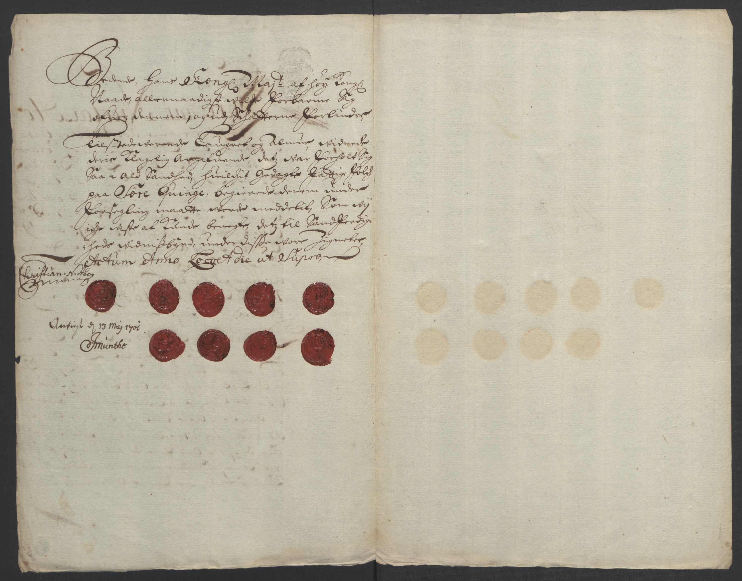 Rentekammeret inntil 1814, Reviderte regnskaper, Fogderegnskap, AV/RA-EA-4092/R51/L3183: Fogderegnskap Nordhordland og Voss, 1695-1697, s. 134