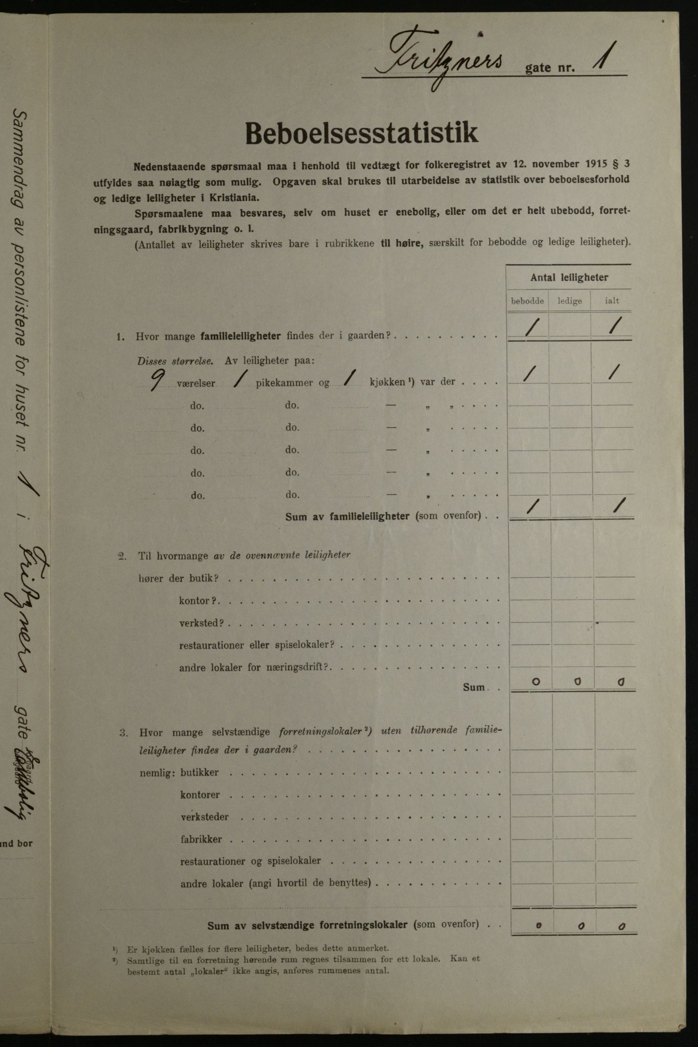 OBA, Kommunal folketelling 1.12.1923 for Kristiania, 1923, s. 30460