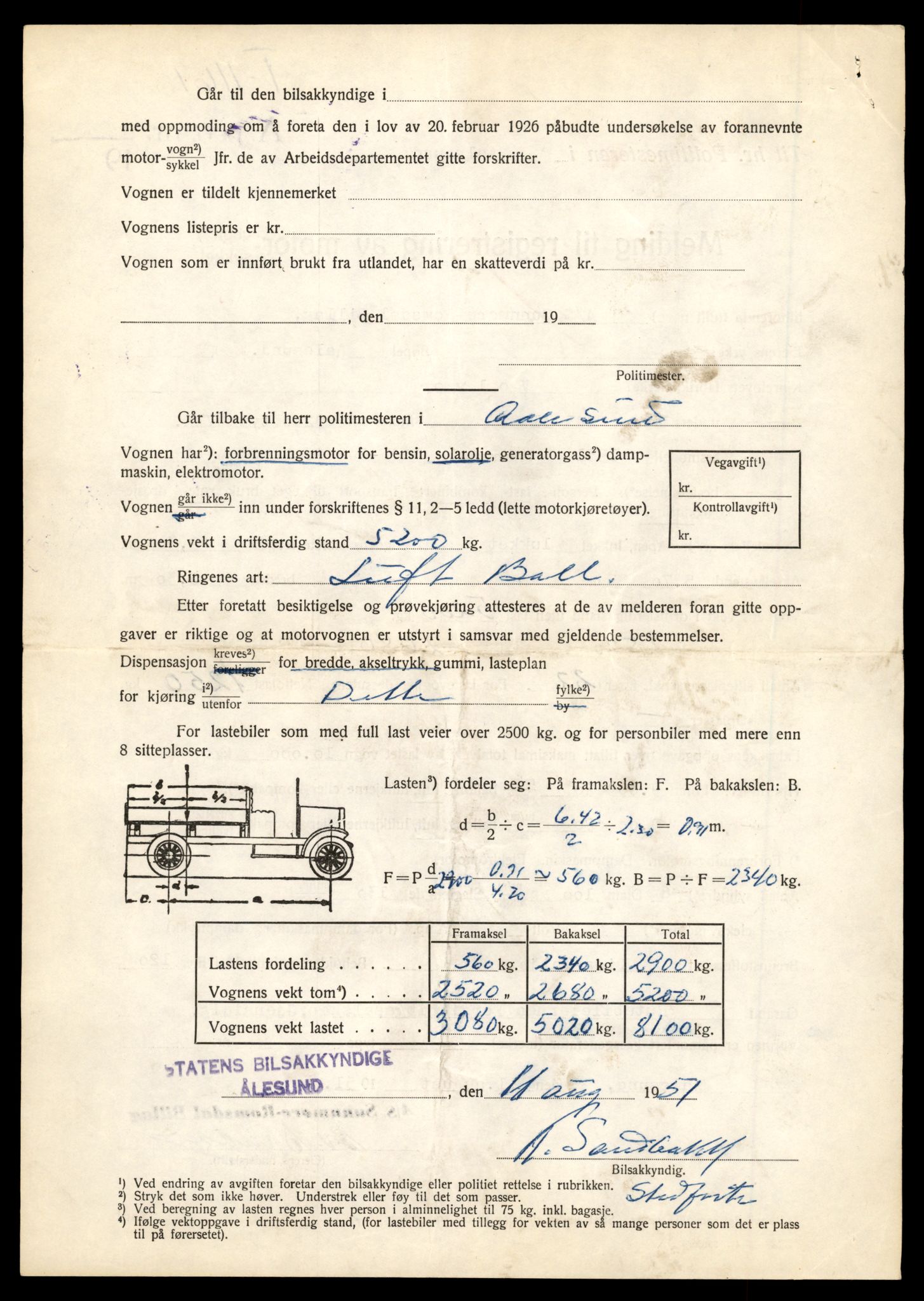 Møre og Romsdal vegkontor - Ålesund trafikkstasjon, AV/SAT-A-4099/F/Fe/L0012: Registreringskort for kjøretøy T 1290 - T 1450, 1927-1998, s. 1150