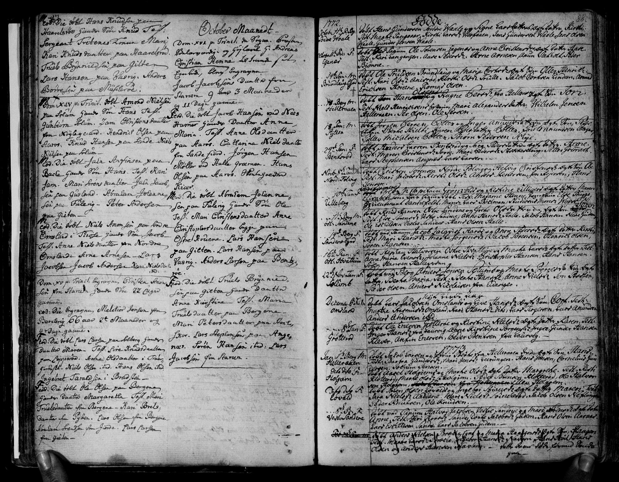 Brunlanes kirkebøker, SAKO/A-342/F/Fa/L0001: Ministerialbok nr. I 1, 1766-1801, s. 87-88
