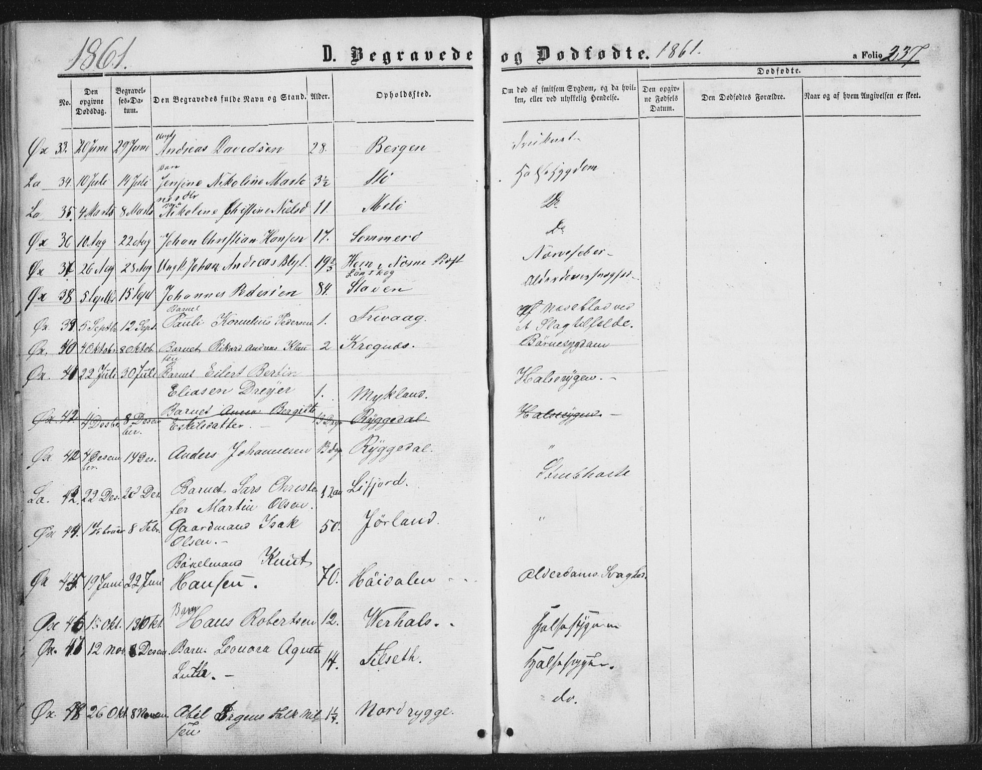 Ministerialprotokoller, klokkerbøker og fødselsregistre - Nordland, AV/SAT-A-1459/893/L1333: Ministerialbok nr. 893A06, 1858-1866, s. 237