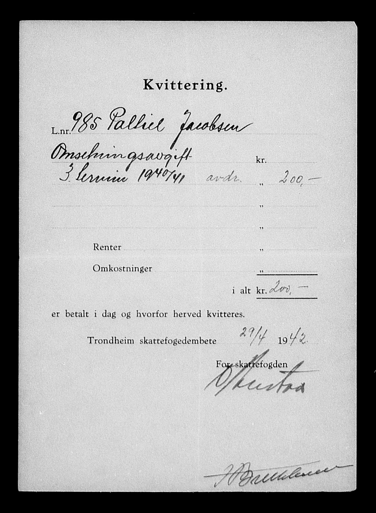 Justisdepartementet, Tilbakeføringskontoret for inndratte formuer, RA/S-1564/H/Hc/Hca/L0899: --, 1945-1947, s. 218