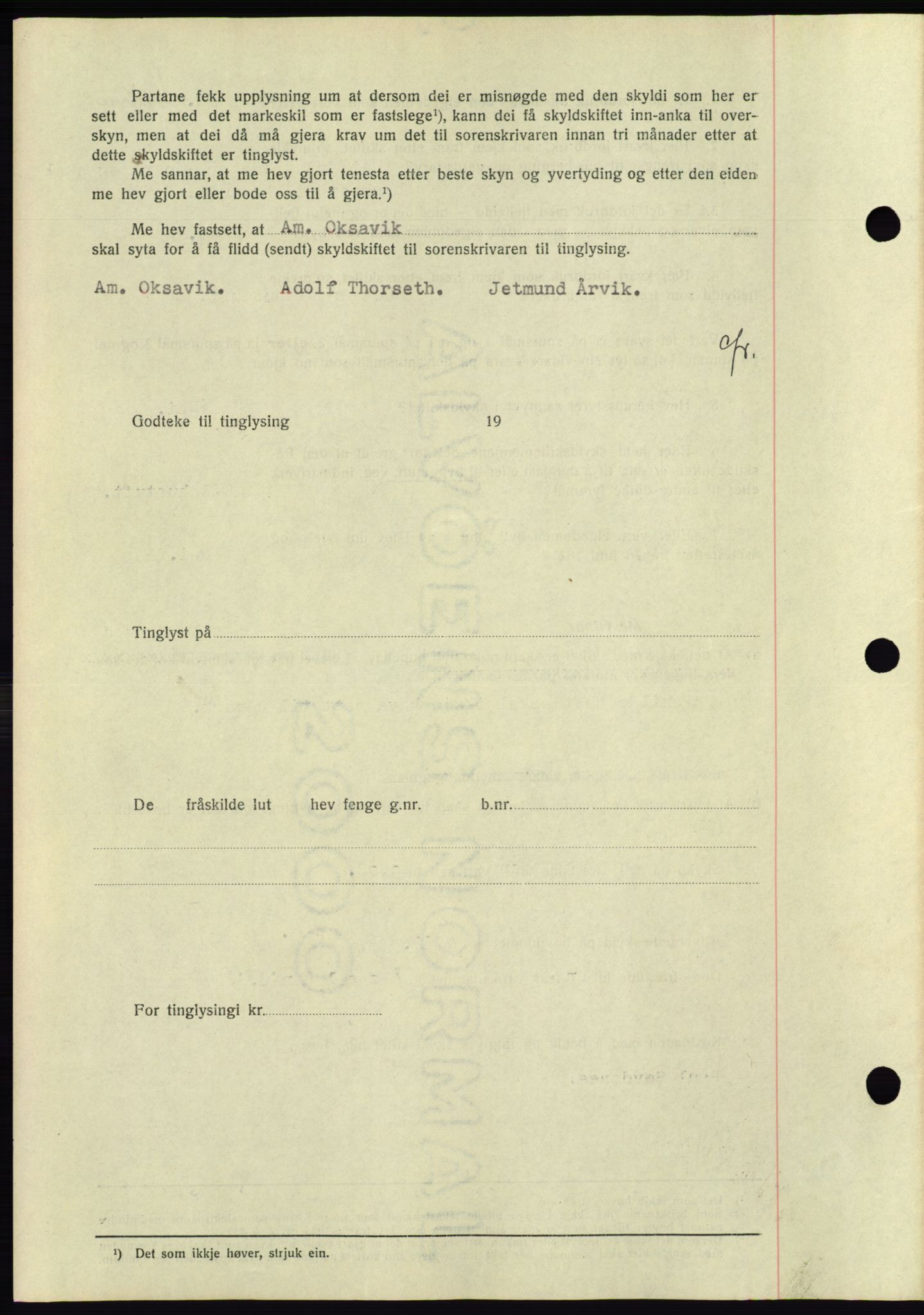 Søre Sunnmøre sorenskriveri, AV/SAT-A-4122/1/2/2C/L0065: Pantebok nr. 59, 1938-1938, Dagboknr: 308/1938