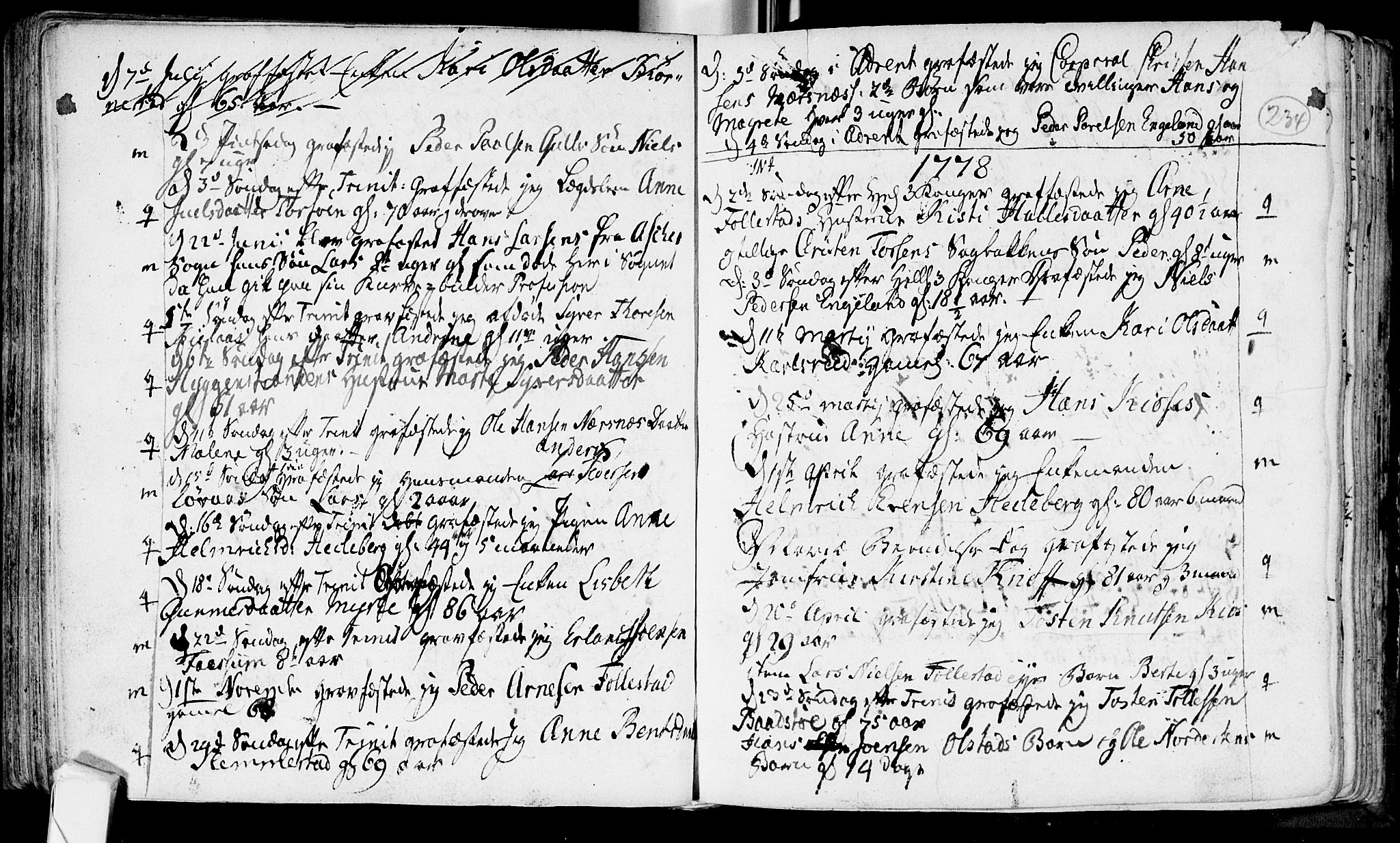 Røyken kirkebøker, SAKO/A-241/F/Fa/L0002: Ministerialbok nr. 2, 1731-1782, s. 234