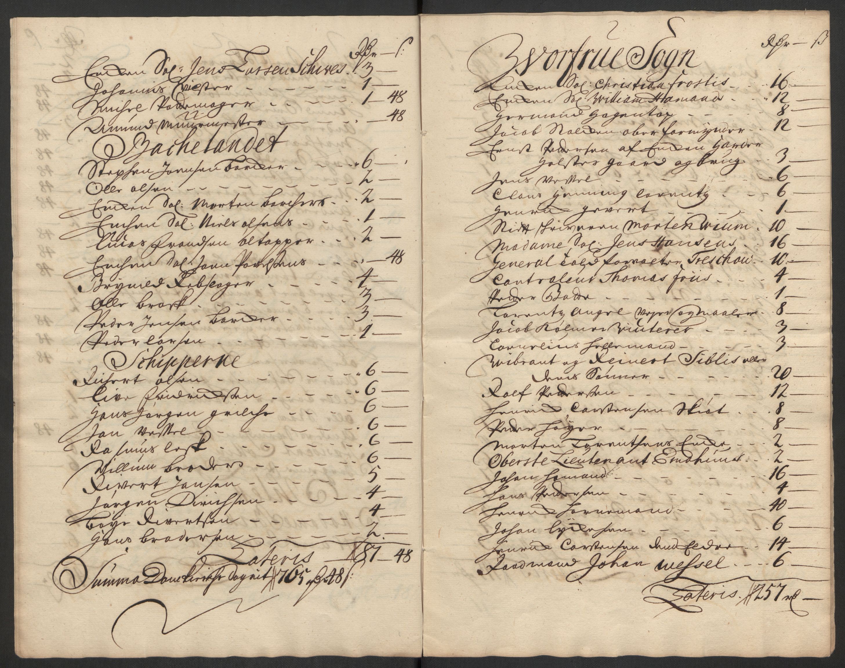 Rentekammeret inntil 1814, Reviderte regnskaper, Byregnskaper, RA/EA-4066/R/Rs/L0507: [S3] Kontribusjonsregnskap, 1699-1711, s. 431