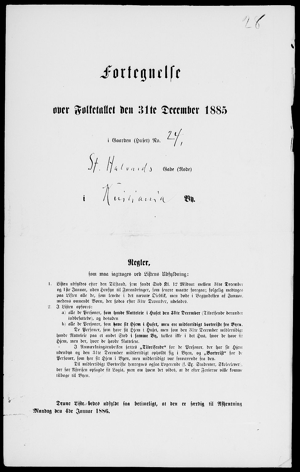 RA, Folketelling 1885 for 0301 Kristiania kjøpstad, 1885, s. 8028