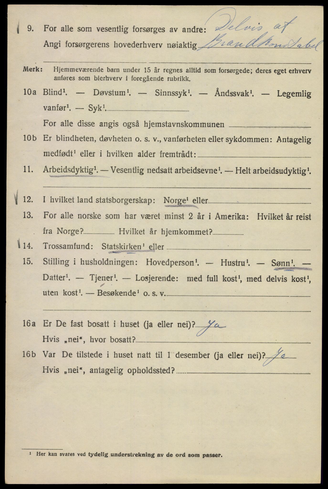 SAO, Folketelling 1920 for 0301 Kristiania kjøpstad, 1920, s. 505184