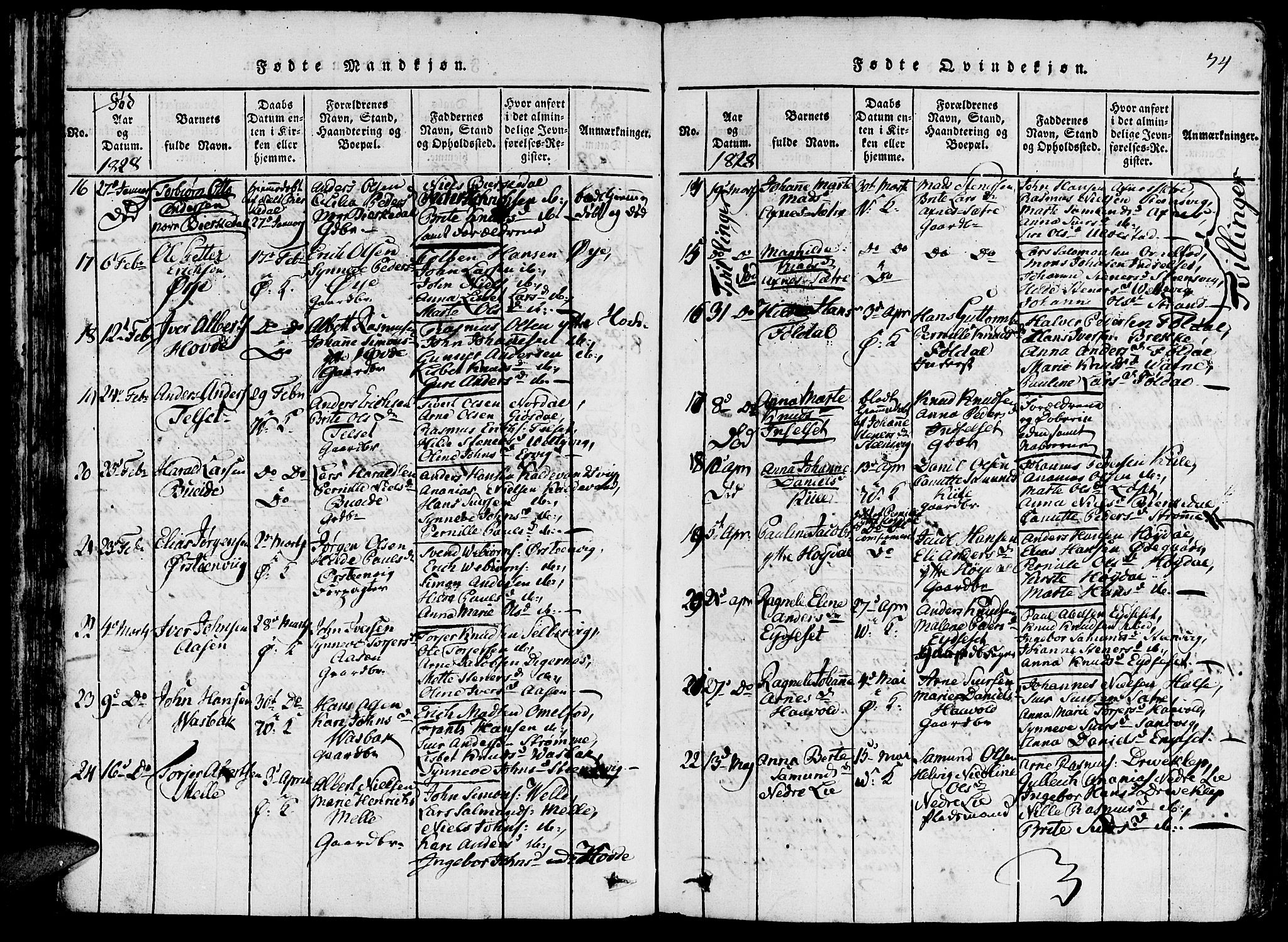 Ministerialprotokoller, klokkerbøker og fødselsregistre - Møre og Romsdal, AV/SAT-A-1454/511/L0138: Ministerialbok nr. 511A05, 1817-1832, s. 74